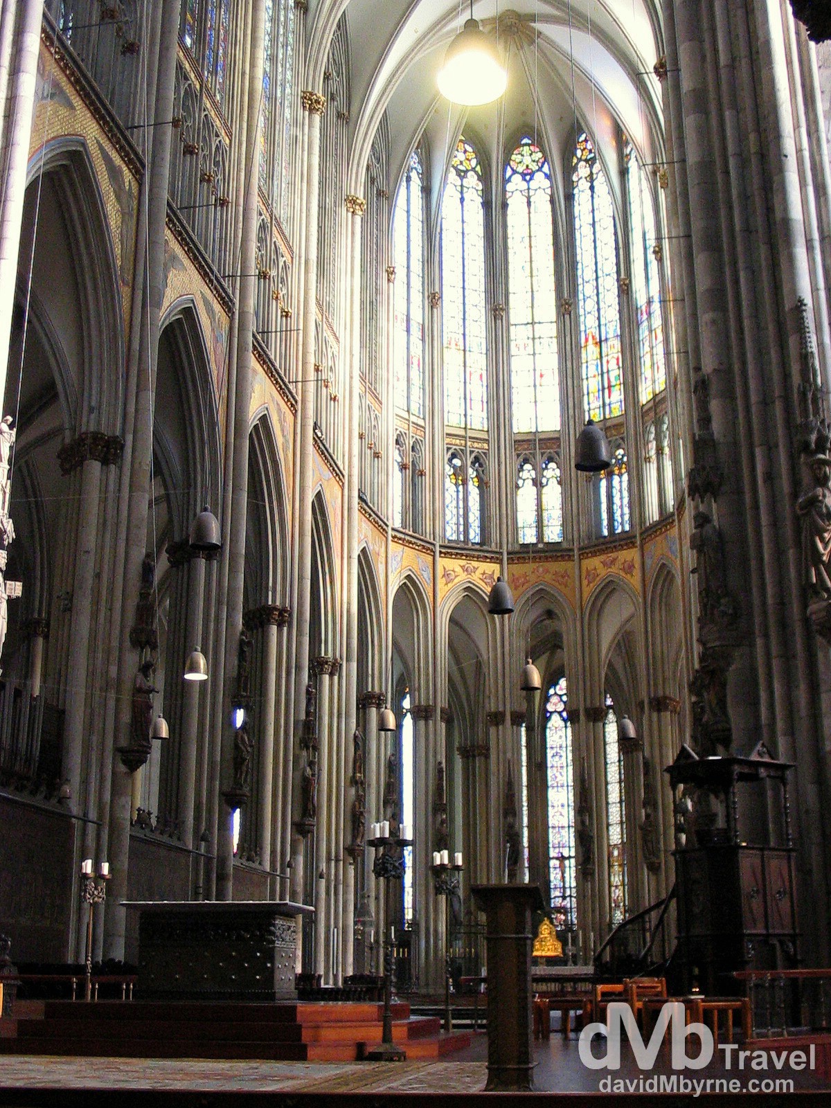 The interior of Cologne Cathedral (Köln Dom), Cologne, Germany. February 16th 2005. 