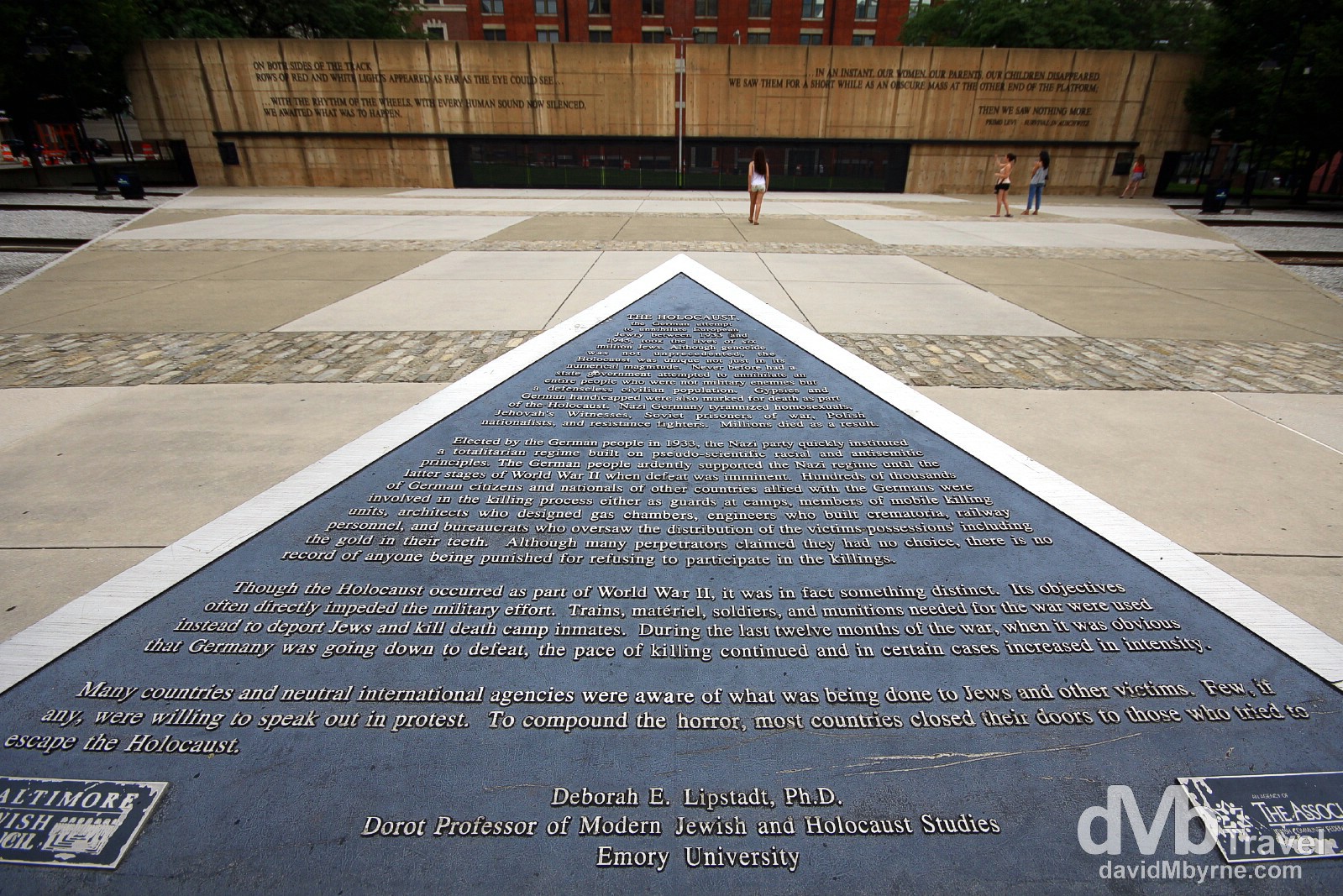 The Holocaust Memorial,  Baltimore, Maryland, USA. July 9th 2013.  