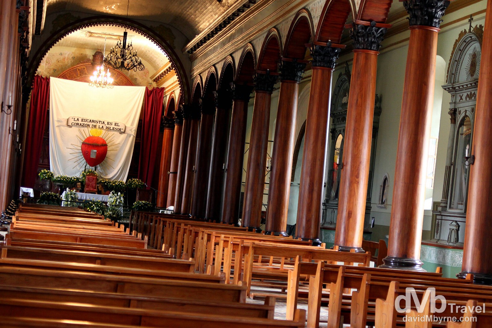 Iglesia Santa Lucia in Suchitoto, El Salvador. June 4th 2013.