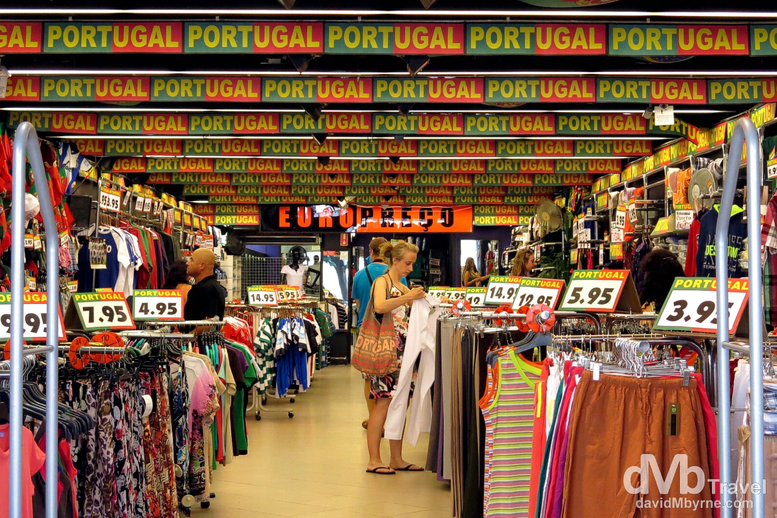 A touristy shop off Liberdade Square, Porto, Portugal. August 28th 2013.