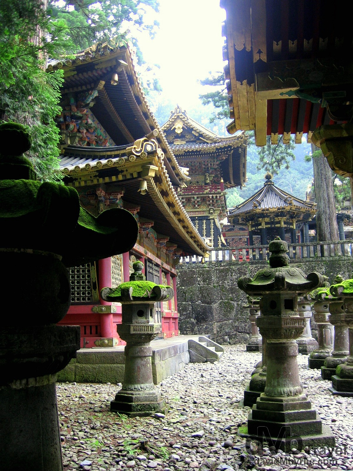A section of the Tosho-gu Temple in Nikko, Tochigi Prefecture, Japan. July 17th 2005.  