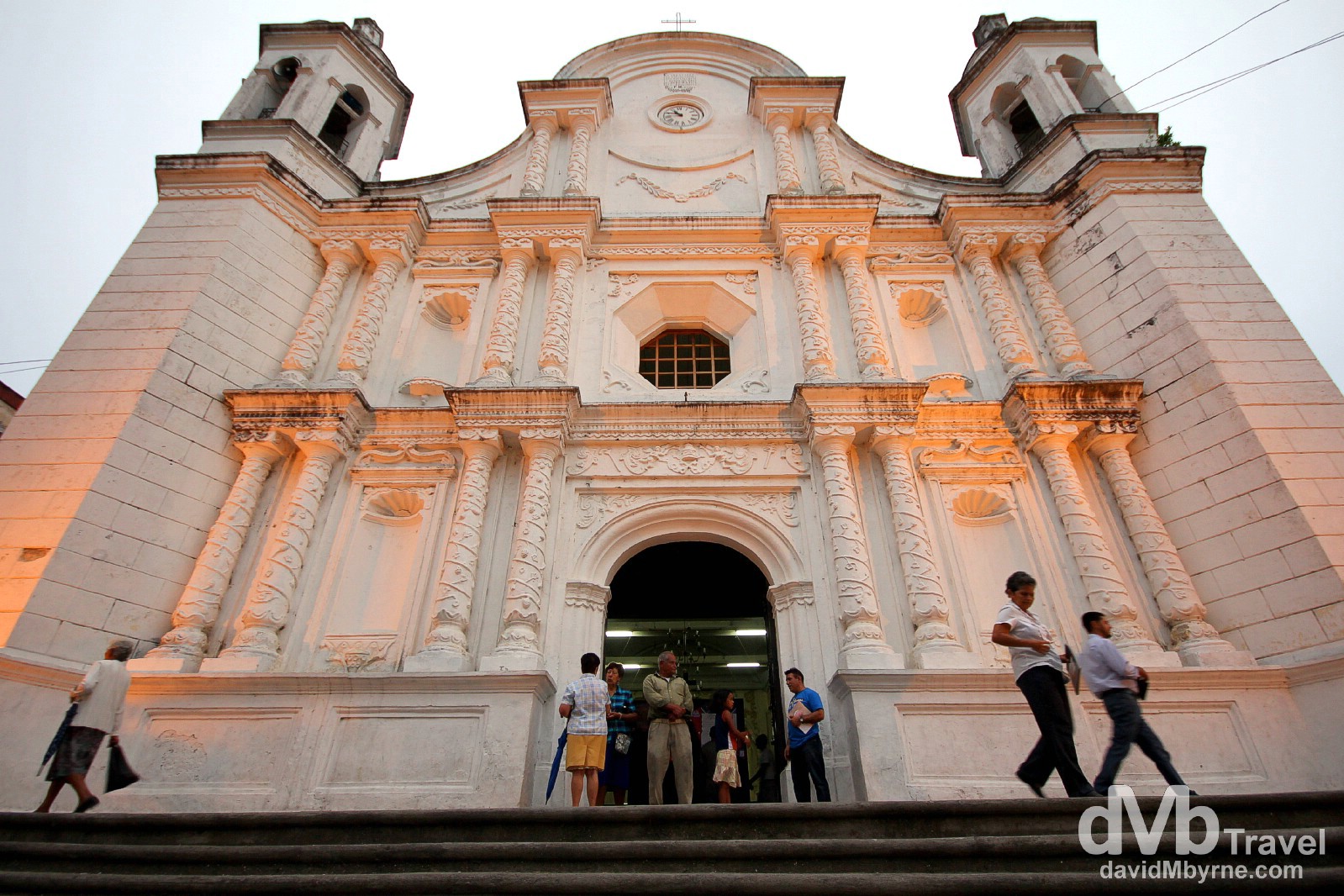 The cathedral in Santa Roas de Copan, western Honduras. June 5th 2013. 