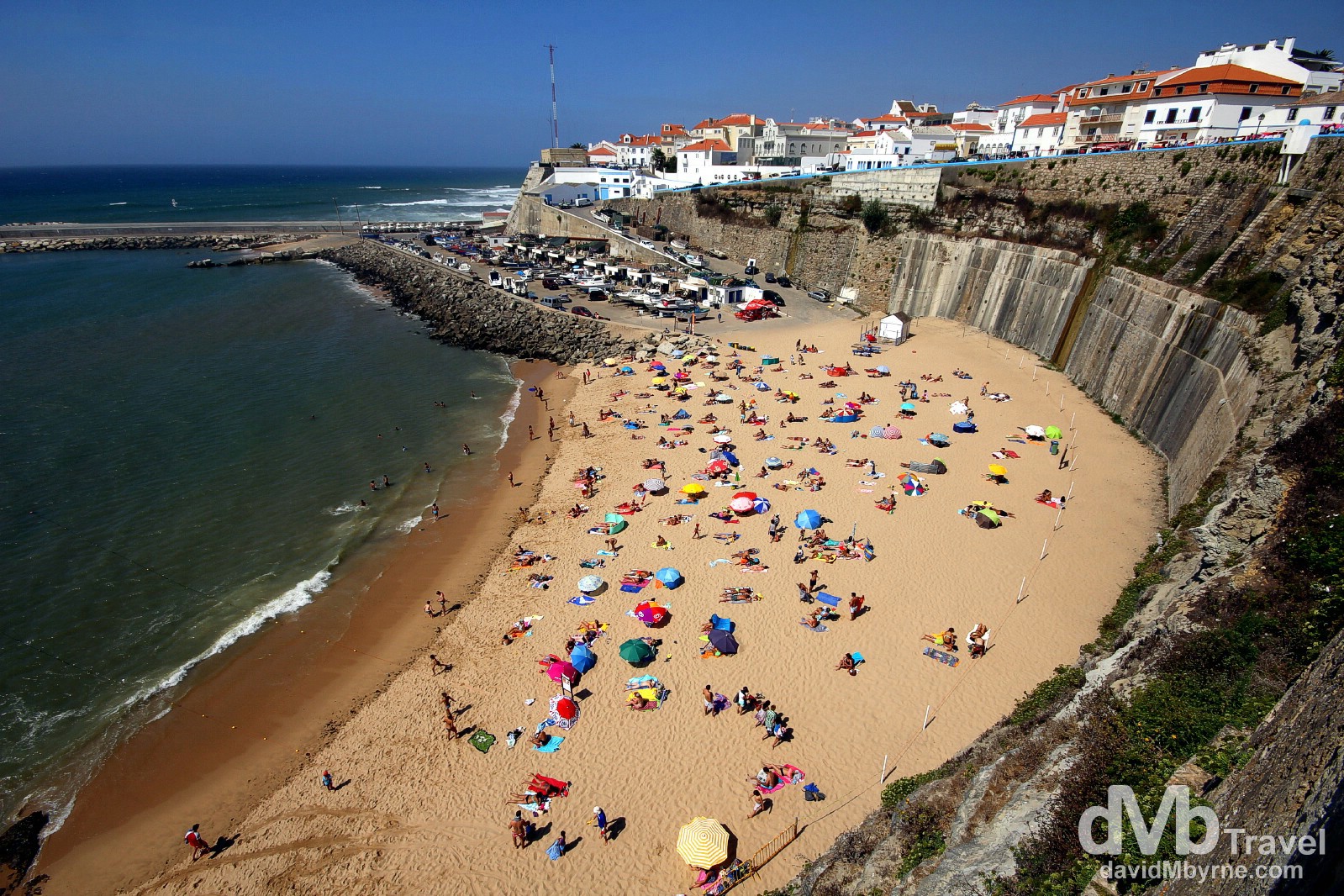 Praia dos Pescadores (Fisherman's Beach) in Ericeira, Mafra, Portugal. August 24th 2013. 