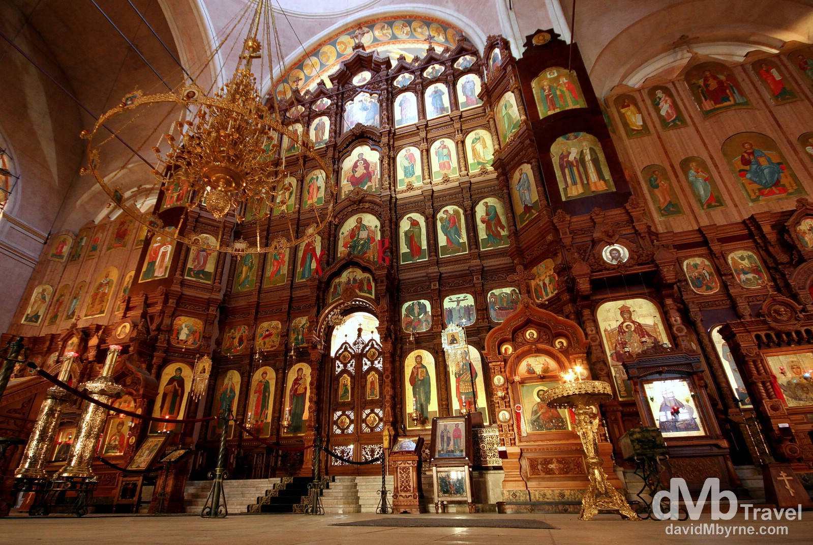 A section of the interior of the New Fair Cathedral (Alexander Nevsky Cathedral) Nizhny Novgorod, Russia. November 14th 2012.