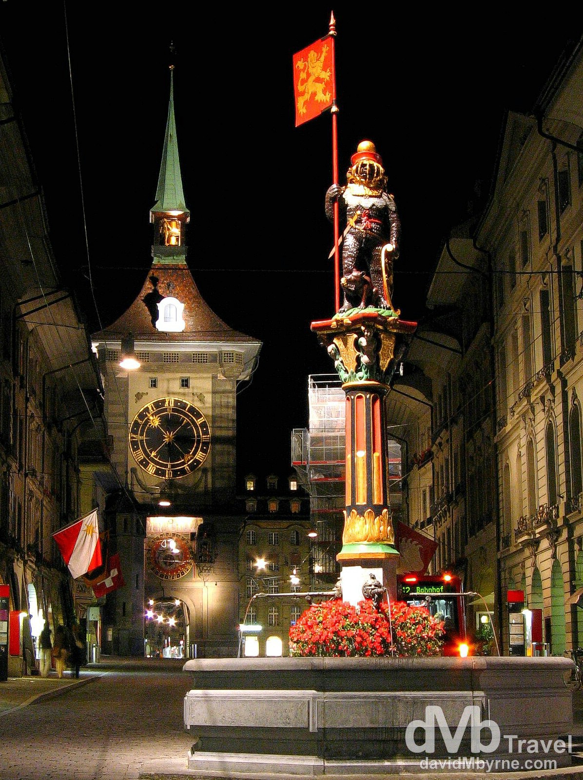 The Kramgasse, Old Town, Bern, Switzerland.