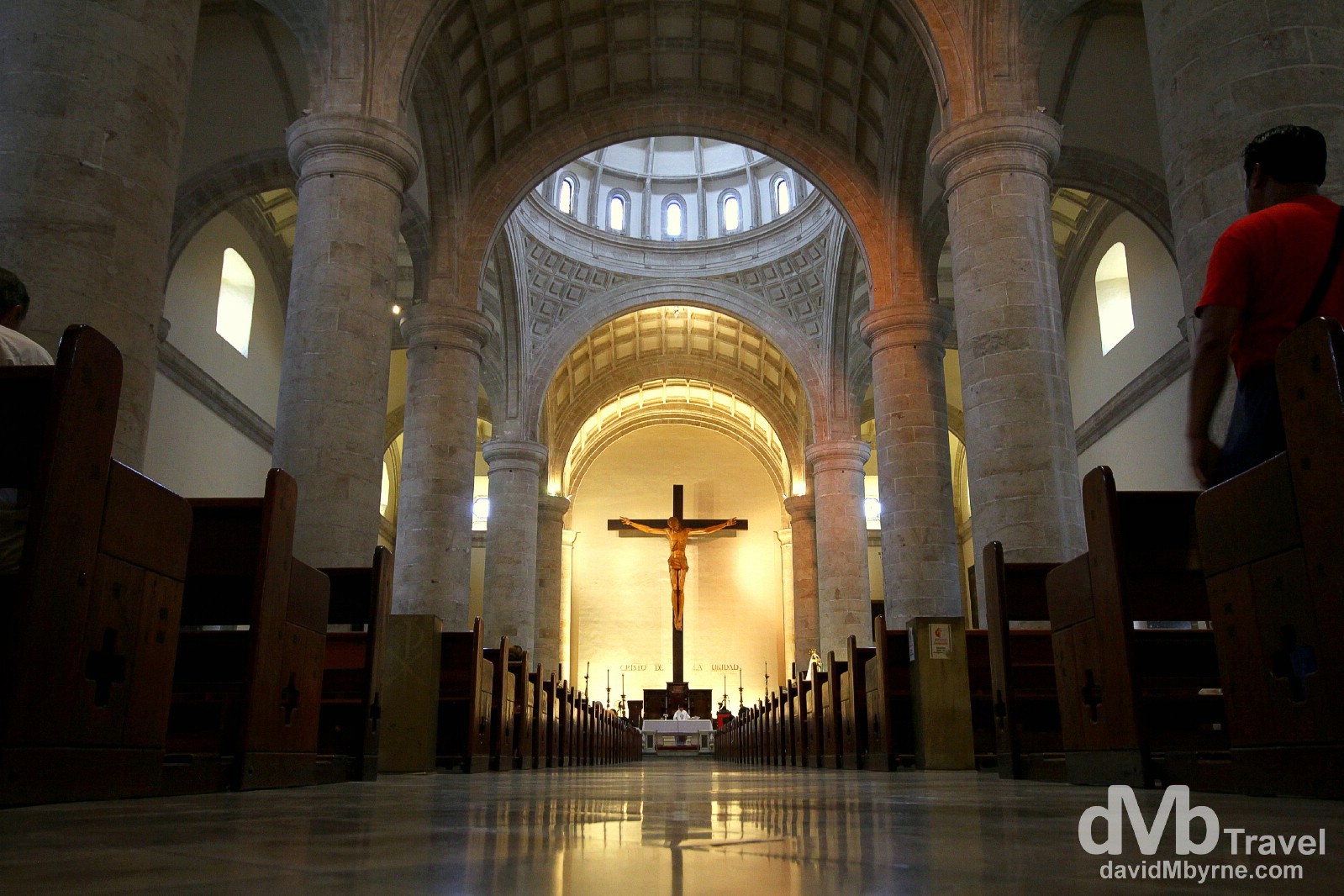 The interior of Catedral de San Ildefonso, Merida, Yucatan, Mexico. April 30th 2013.