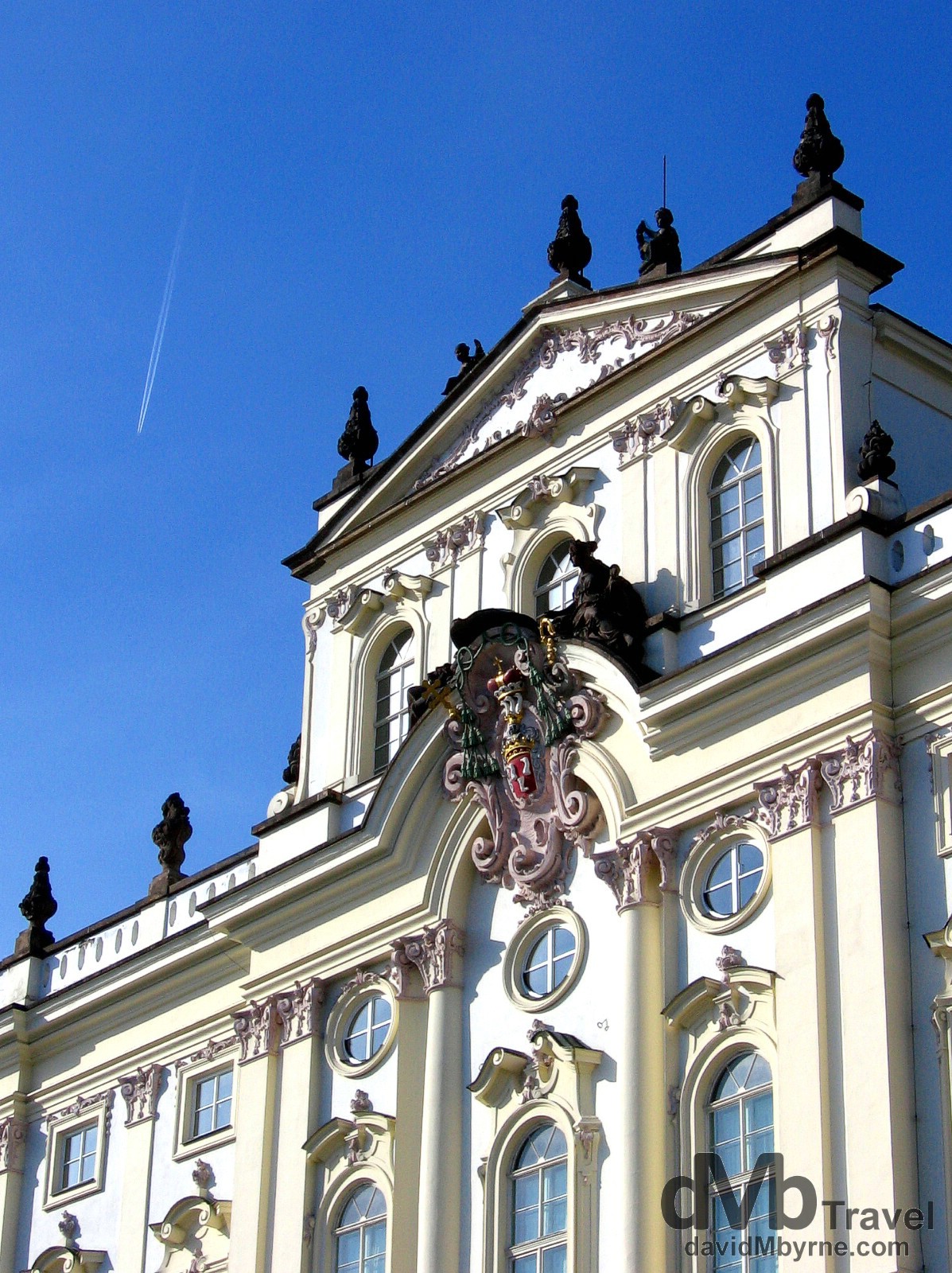 The façade of Prague Castle. Prague Castle, Prague Czech Republic. March 8th 2006.