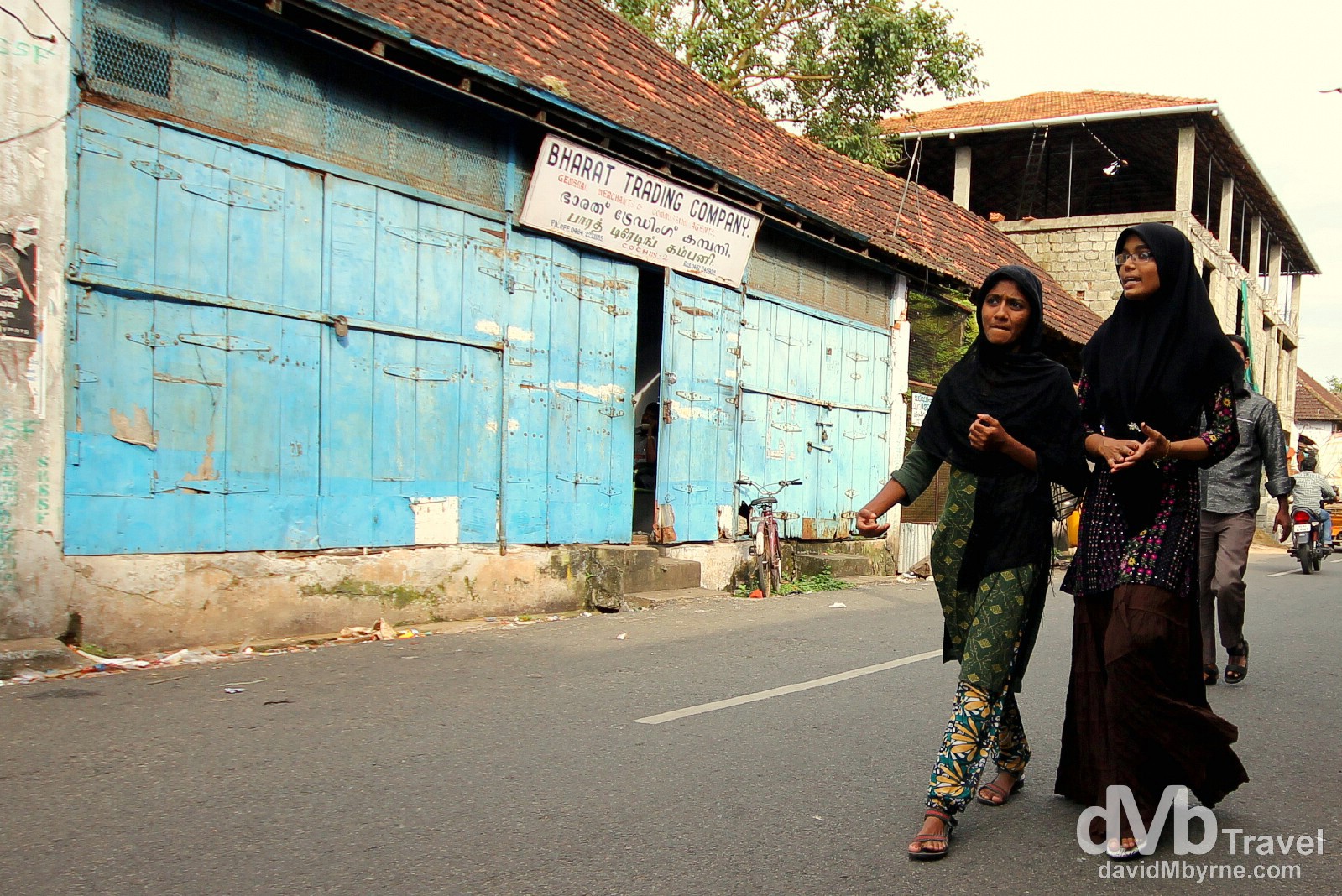 Bazaar Road, Forth Cochin, Kerala, India. September 18th 2012.