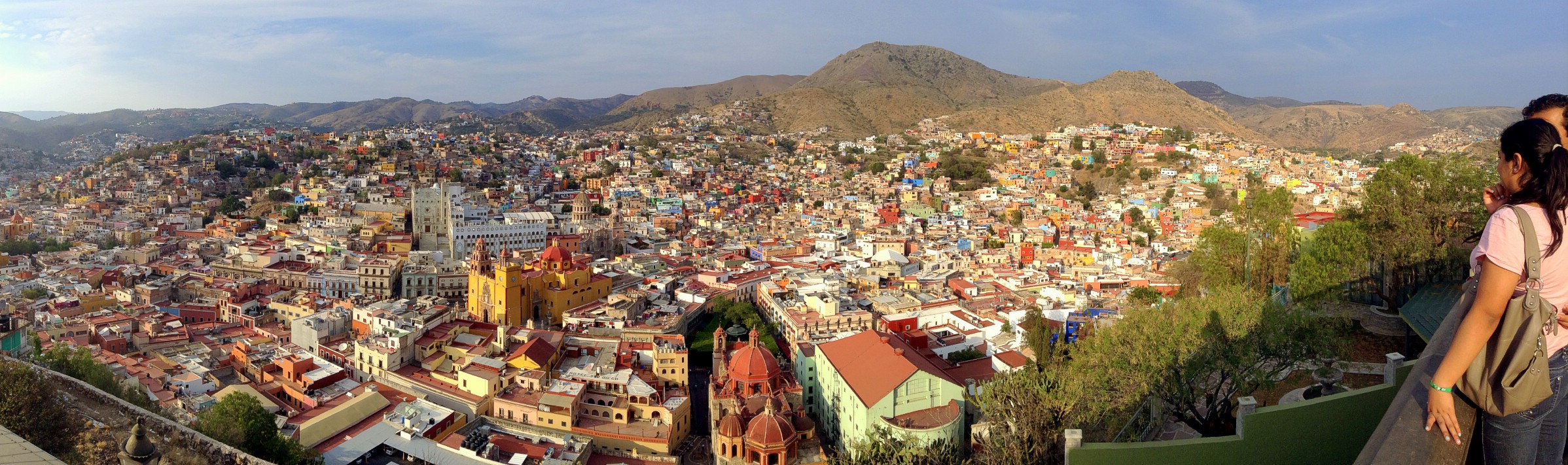 An iPod panorama overlooking Guanajuato as seen from Panoromica, Guanajuato, Mexico. April 23rd 2013 (iPod) *As with all images, click on the image to expand to full screen.* 