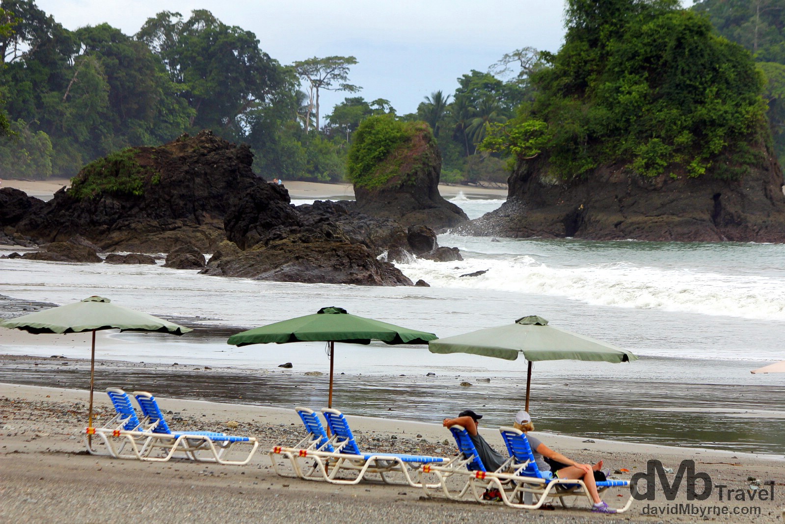 The beach at Manuel Antonio on the edge of Parque Nacional Manuel Antonio, Costa Rica. June 26th 2013. 