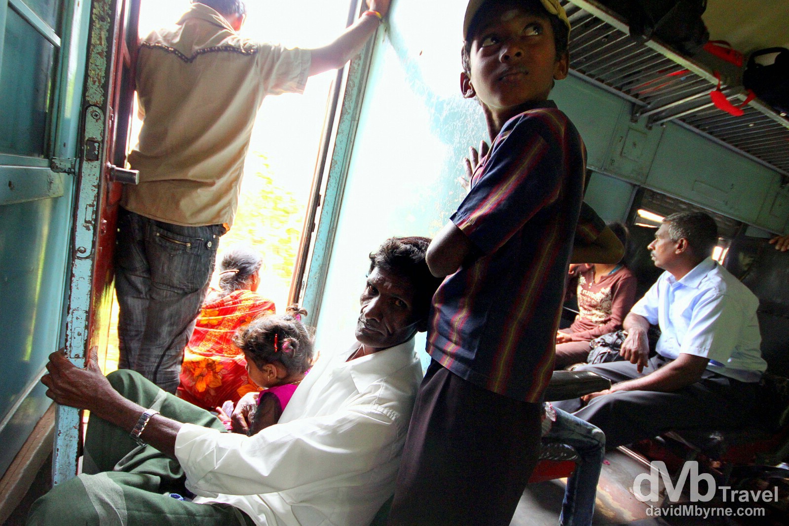 On the Kandy-bound train in central Sri Lanka. September 7th 2102. 