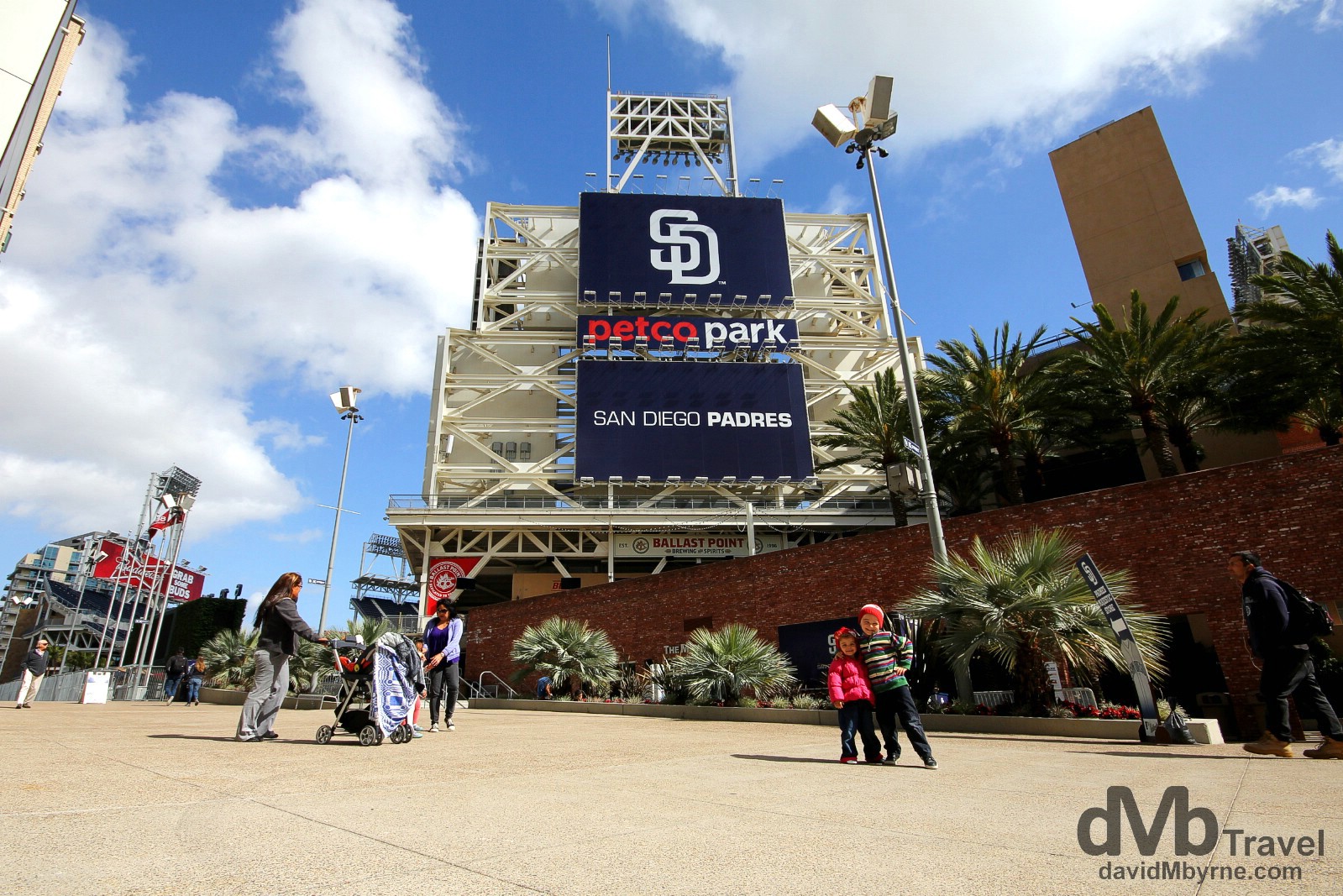 Outside Petco Park, the home of the San Diego Padres Baseball Team. San Diego, California, USA. April 16th 2013.