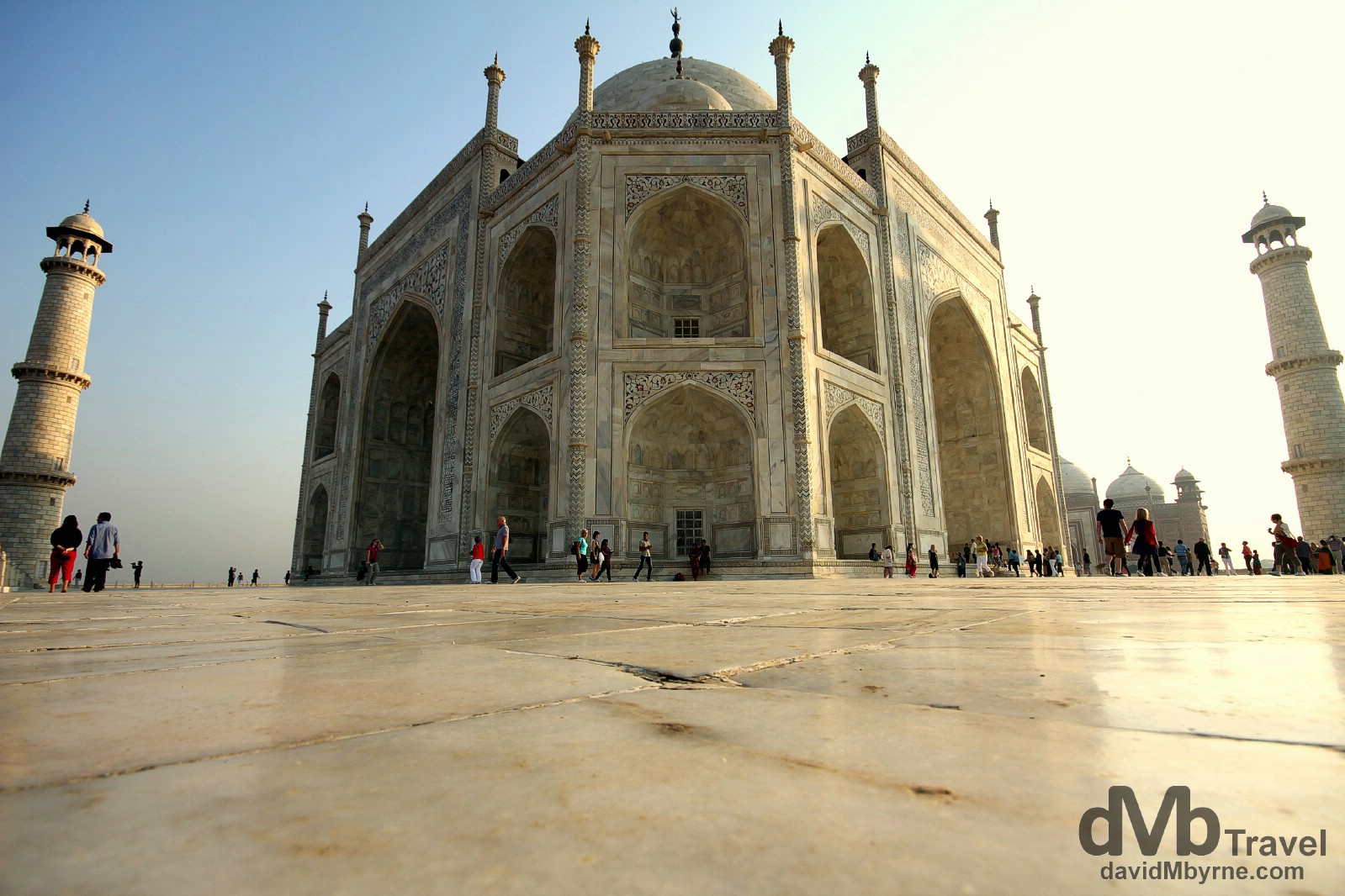 Symmetry of the Taj Mahal, Agra, Uttar Pradesh, India. October 11th 2012.
