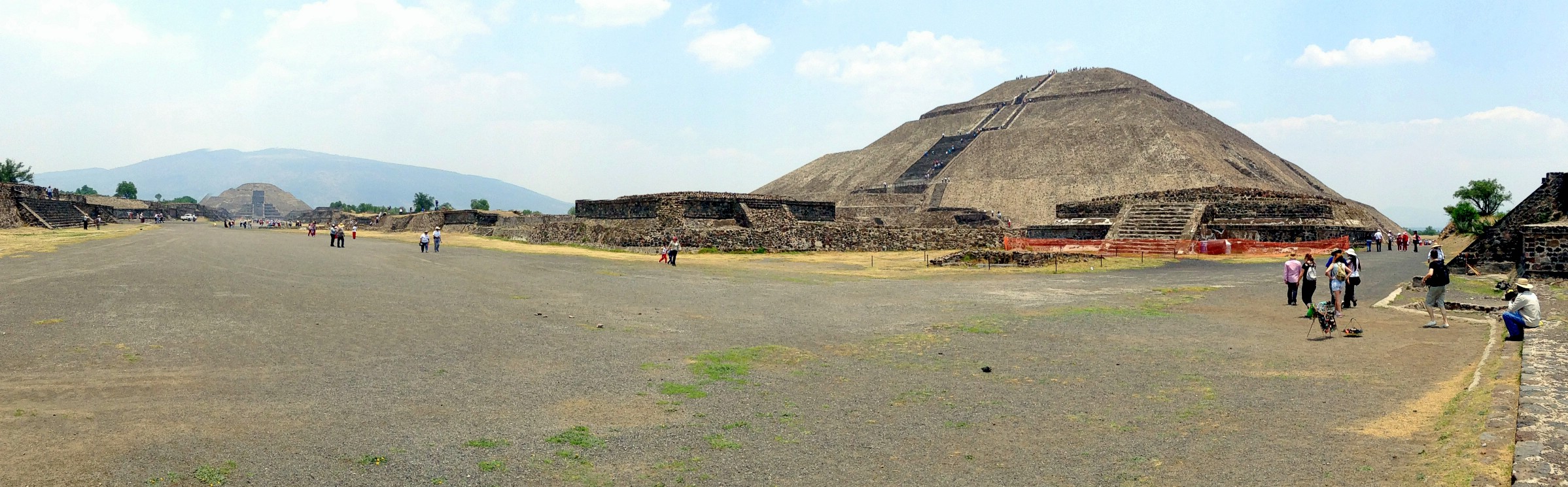 An iPod panorama of Teotihuacan, Mexico. April 29th 2013.
