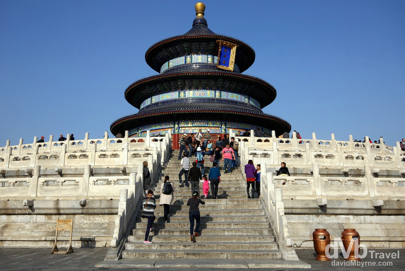 The stunning Hall of Good Harvests, the main structure of the Temple of Heaven complex in Beijing, China. October 27th 2012. 
