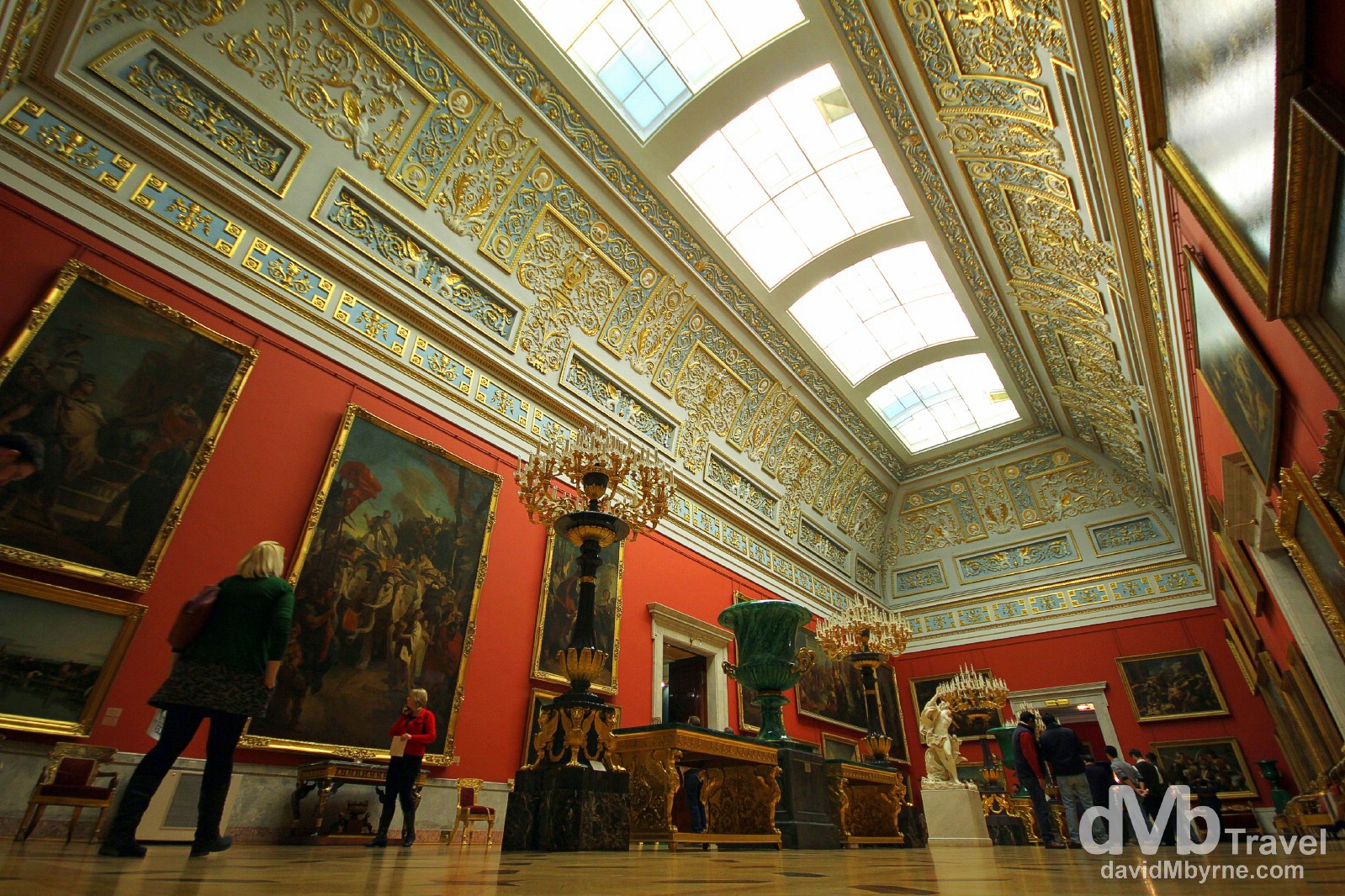 A section of the Hermitage Museum in the Winter Palace, St Petersburg, Russia. November 22nd 2012. 