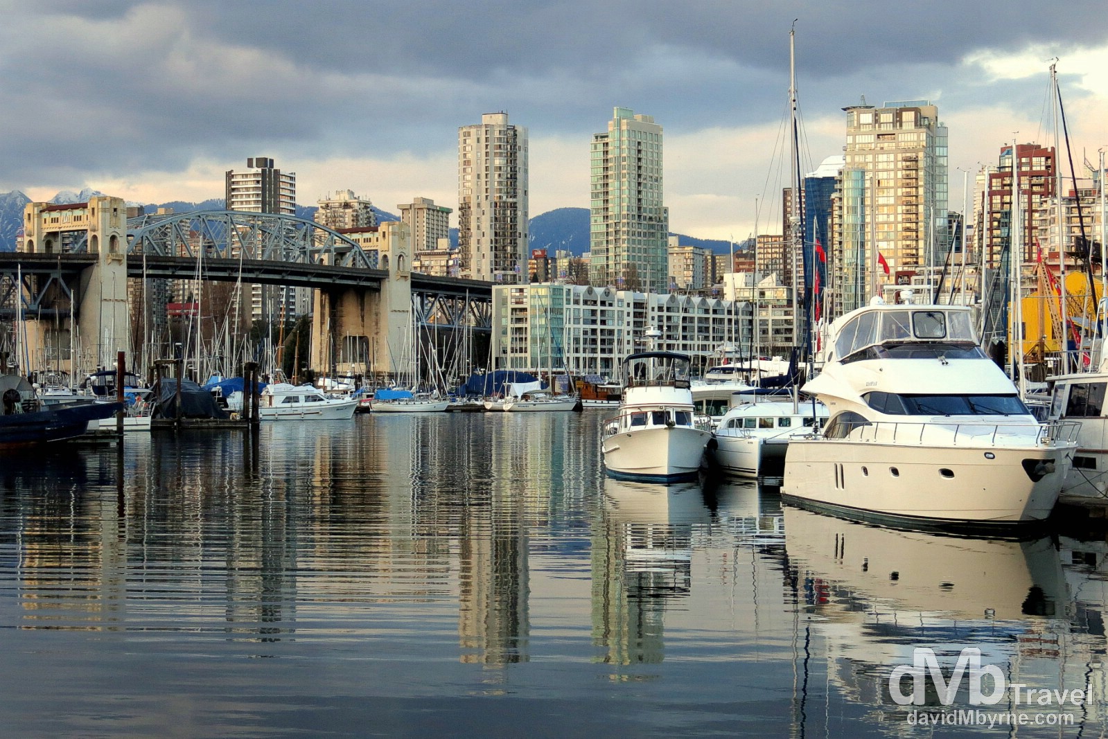 Burrard Civic Marina near Granville Island, Vancouver, British Columbia, Canada. March 23rd 2013.