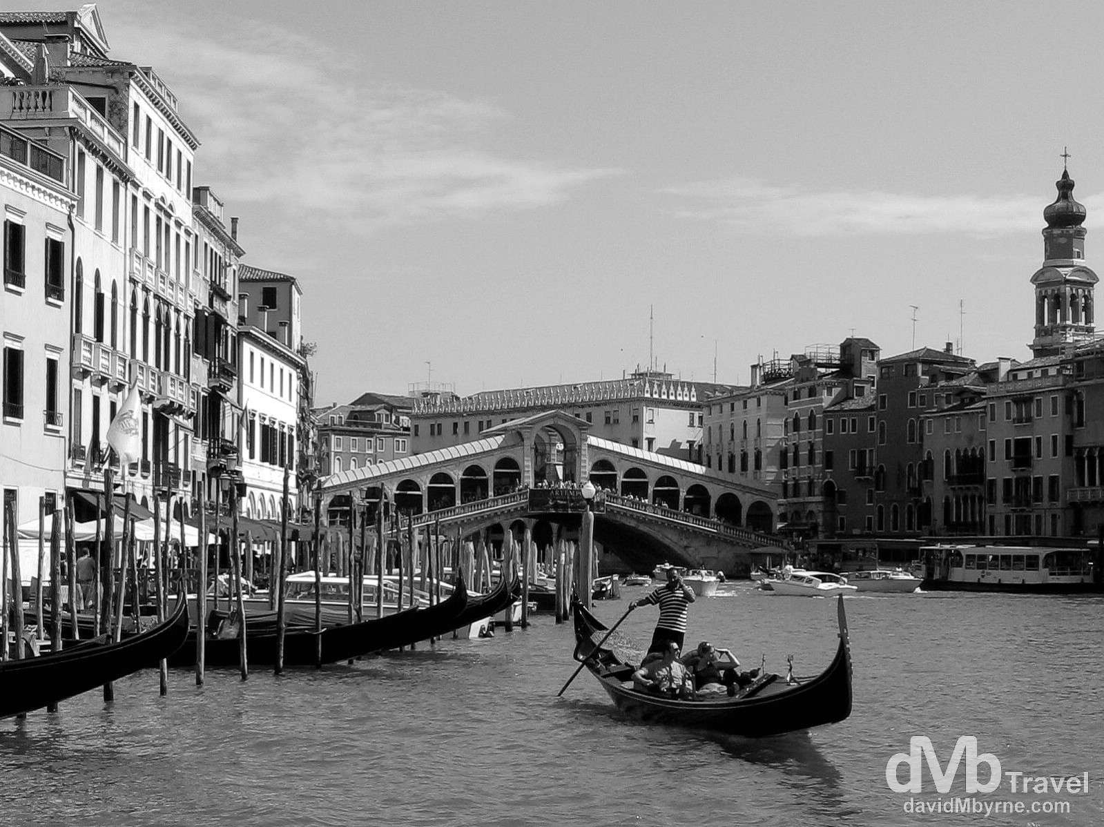 On the Grand Canal in Venice, Veneto, Italy. August 27th, 2007. 