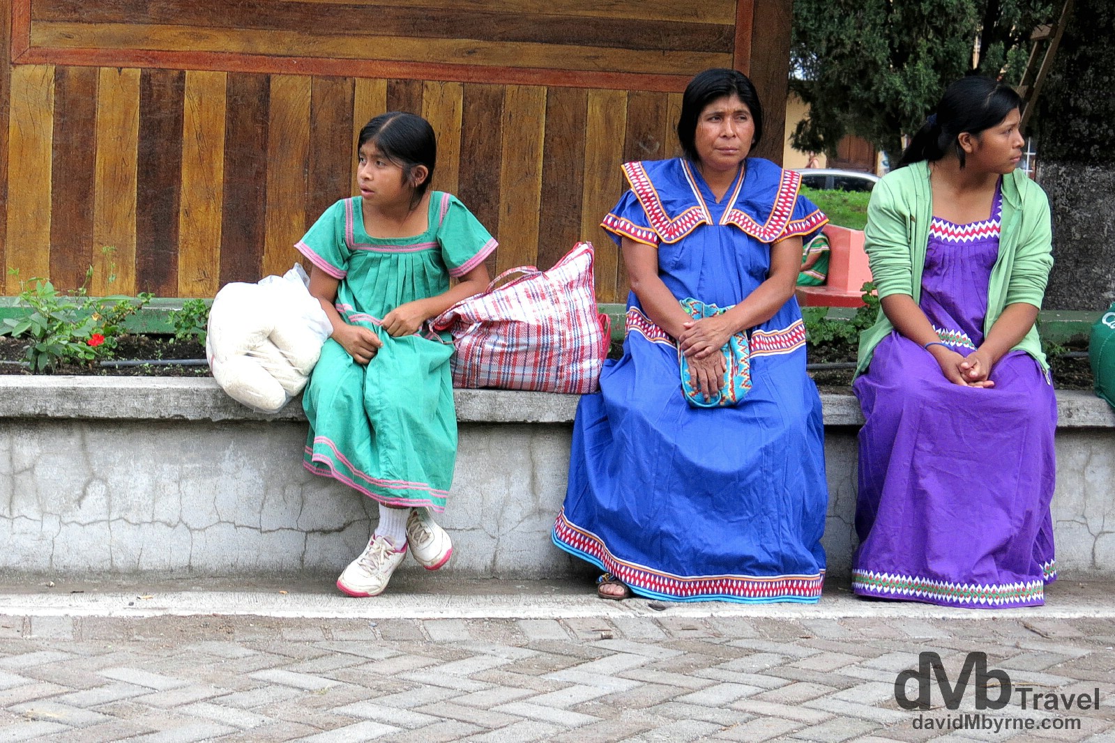 Local villagers in the mountain-valley town of Boquete, Panama. June 29th 2013.