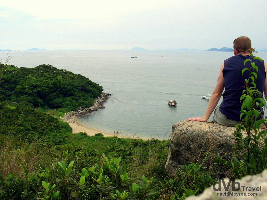 Overlooking a small beach on Lamma Island, The New Territories, Hong Kong, China. September 5th, 2004.