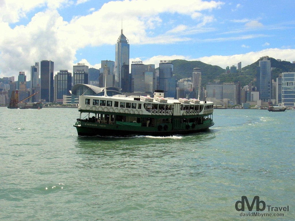 The Star Ferry in Victoria Harbour, Hong Kong, China. September 4th, 2004.