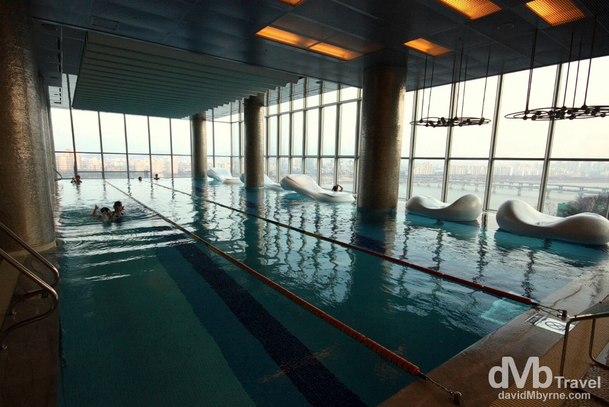 WET, the indoor pool of the W Hotel, Walkerhill, Seoul.