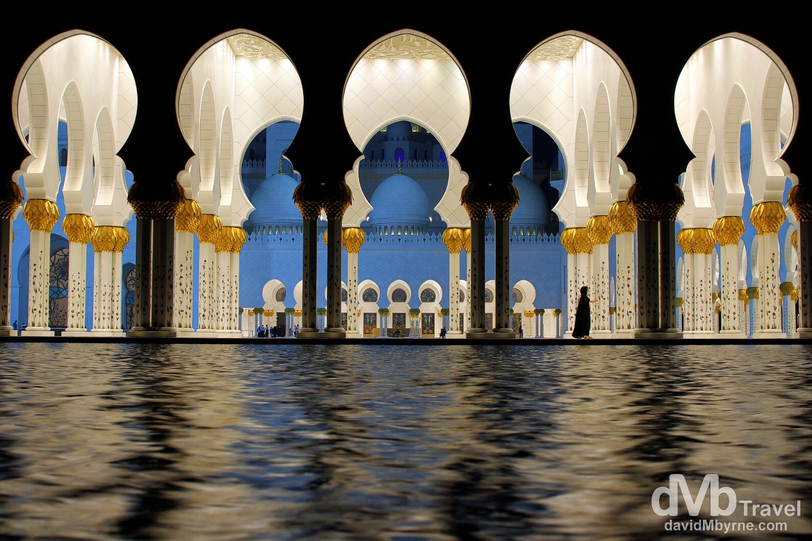 The Sheikh Zayed Grand Mosque, Abu Dhabi, UAE. April 22nd, 2014.