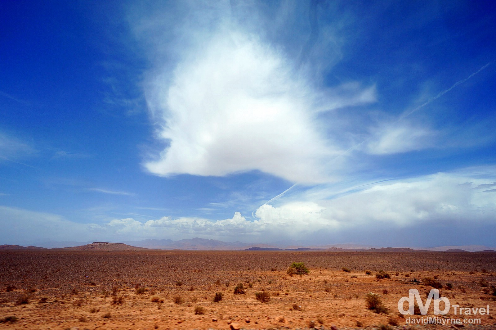 Cloud formations en route from Ouarzazate to Boumalne du Dades, Morocco. May 15th, 2014. 