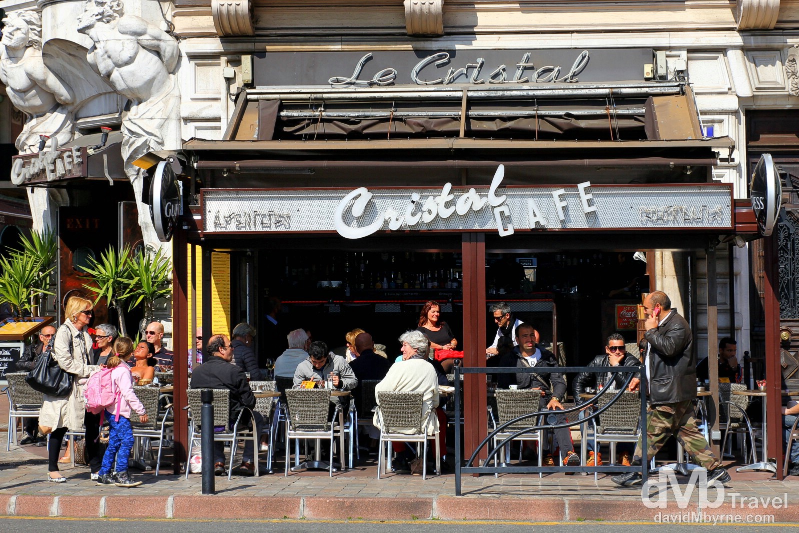 Le Cristal Café, Cannes, Côte d'Azur, France. March 15th, 2014.