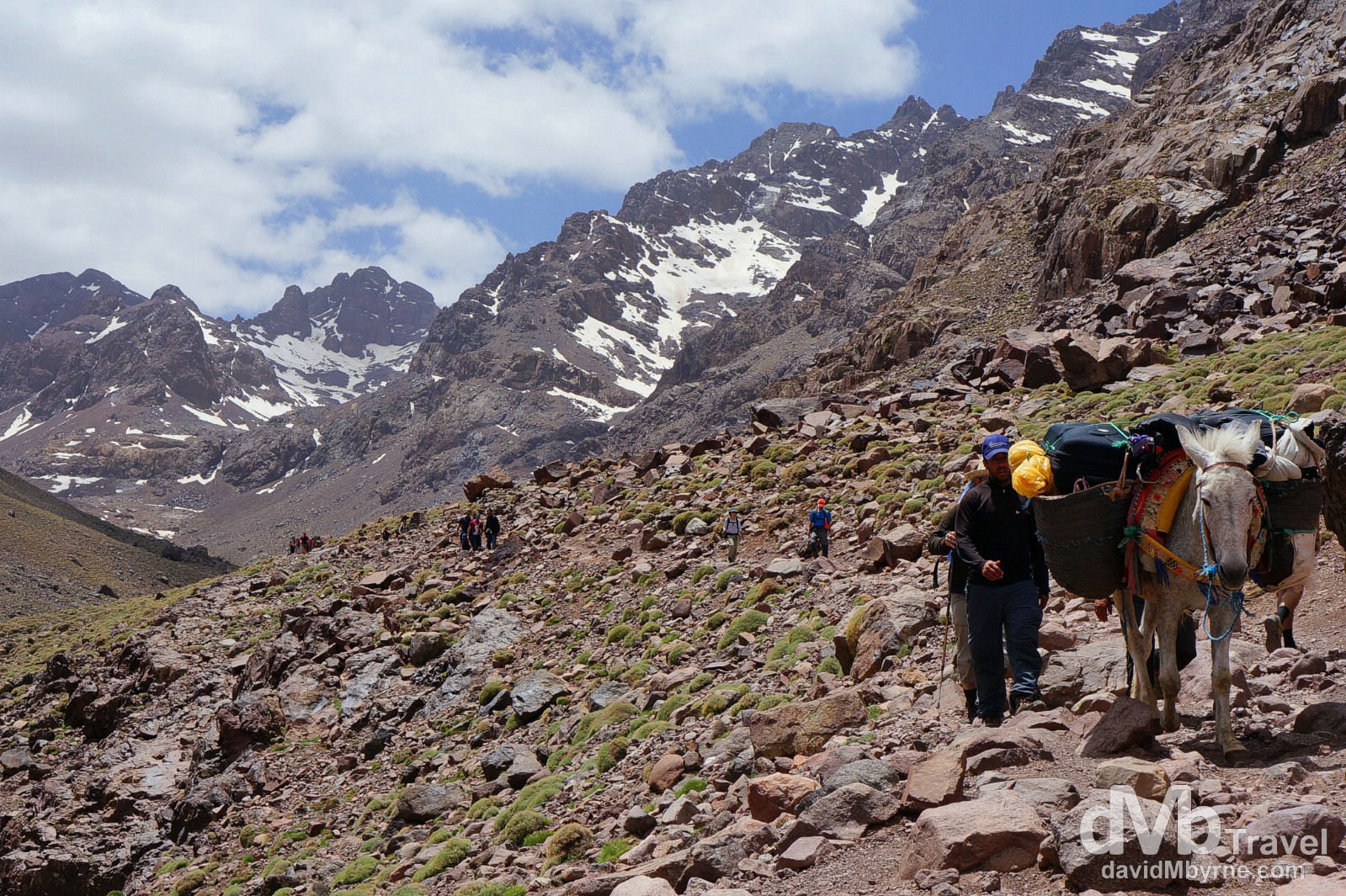 On the Jebel Toubkal trek in the High Atlas Mountains in central Morocco. May 10th, 2014.
