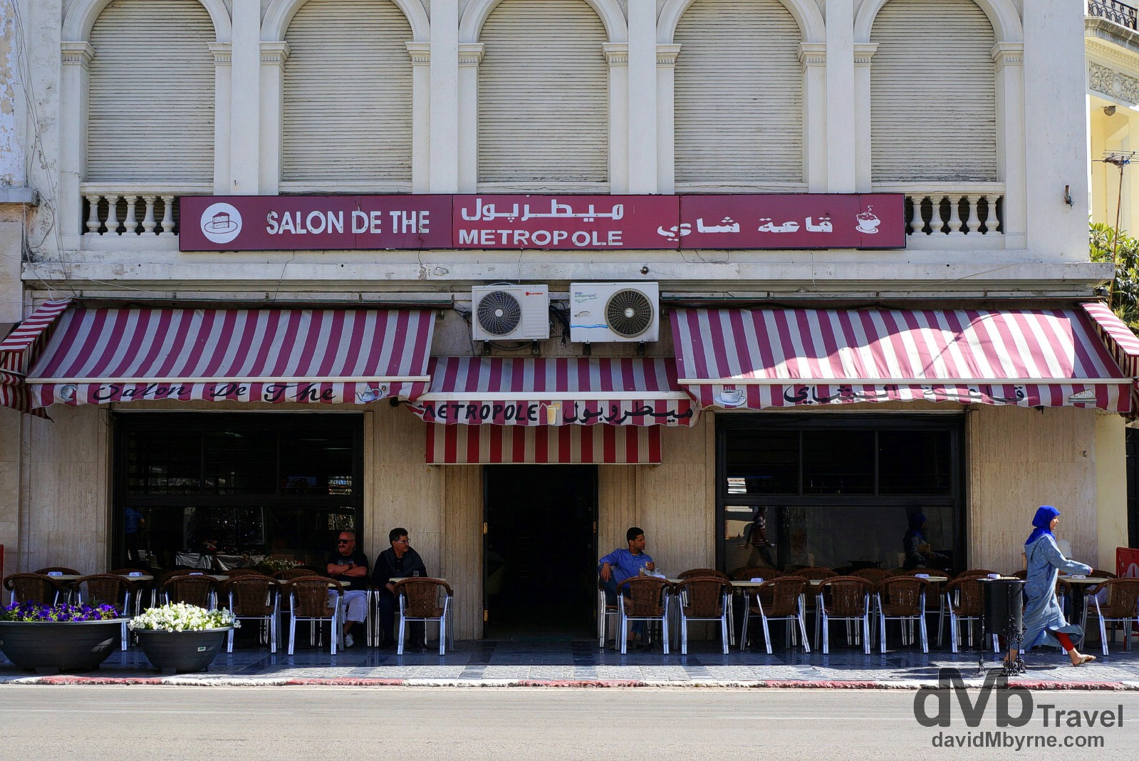 Cafe Metropole, Boulevard Pasteur, Tangier, Morocco. June 4th, 2014.
