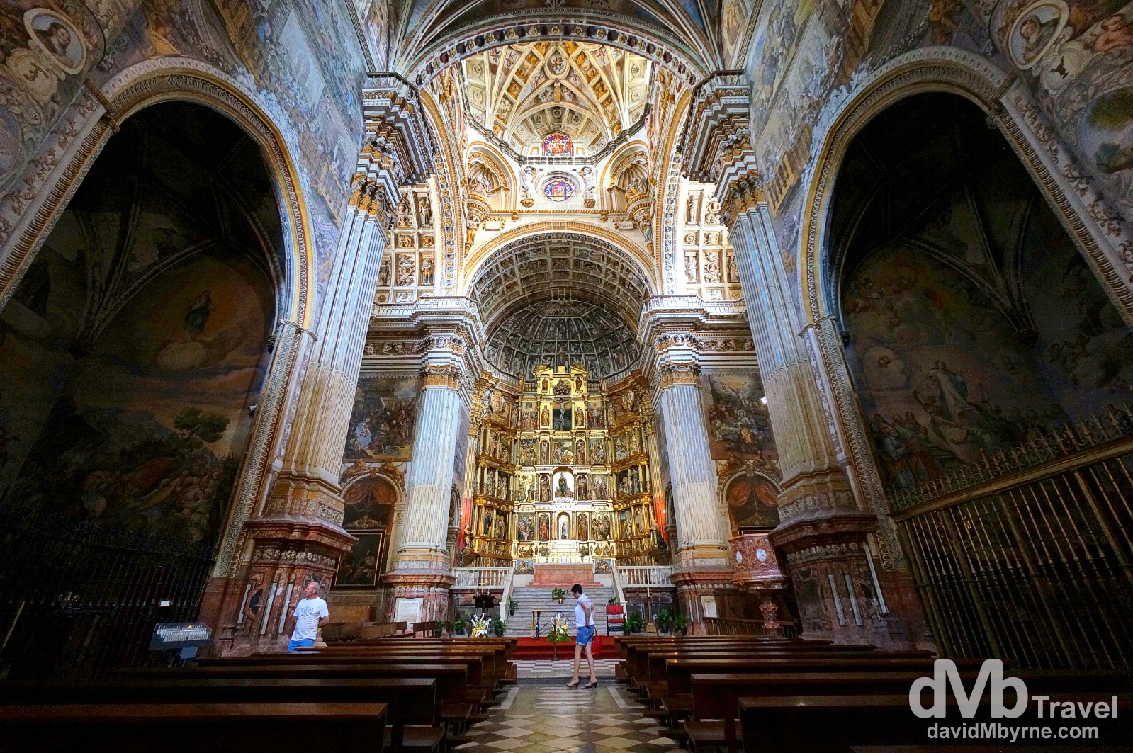 The church of the Monasterio de San Jeronimo in Granada, Andalusia, Spain. June 11th, 2014. 