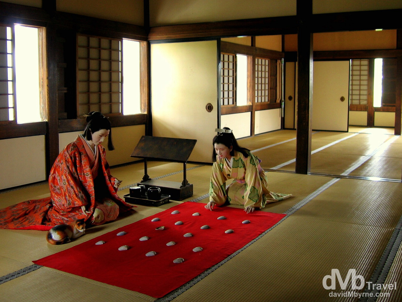 A reenactment of royal life in Himeji Castle, Himeji, Honshu, Japan. July 21st, 2005.