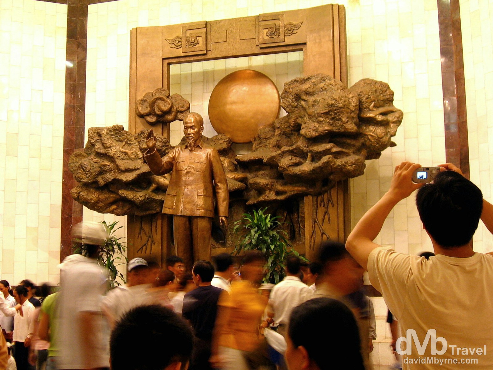 The lobby of the Ho Chi Minh Museum in Hanoi, Vietnam. September 6th, 2005.
