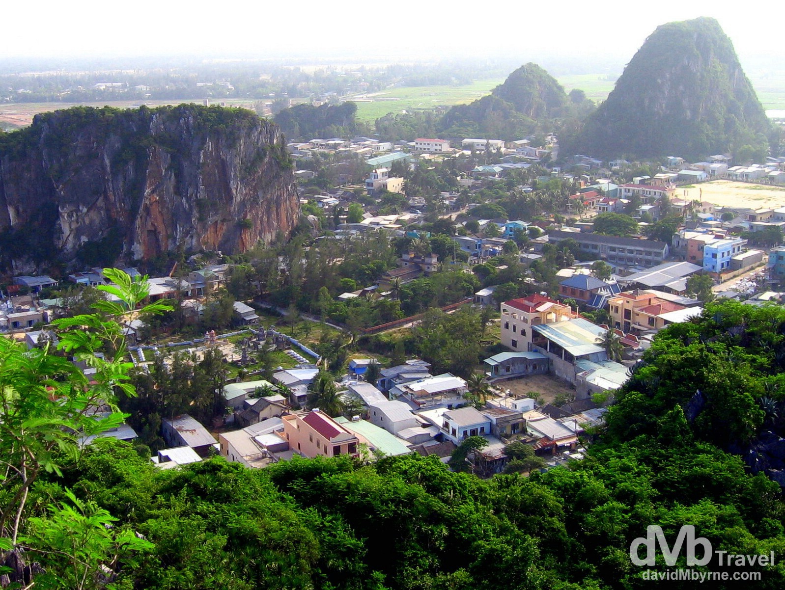 A section of the Marble Mountains outside Danang, Central Vietnam. September 10th 2005.
