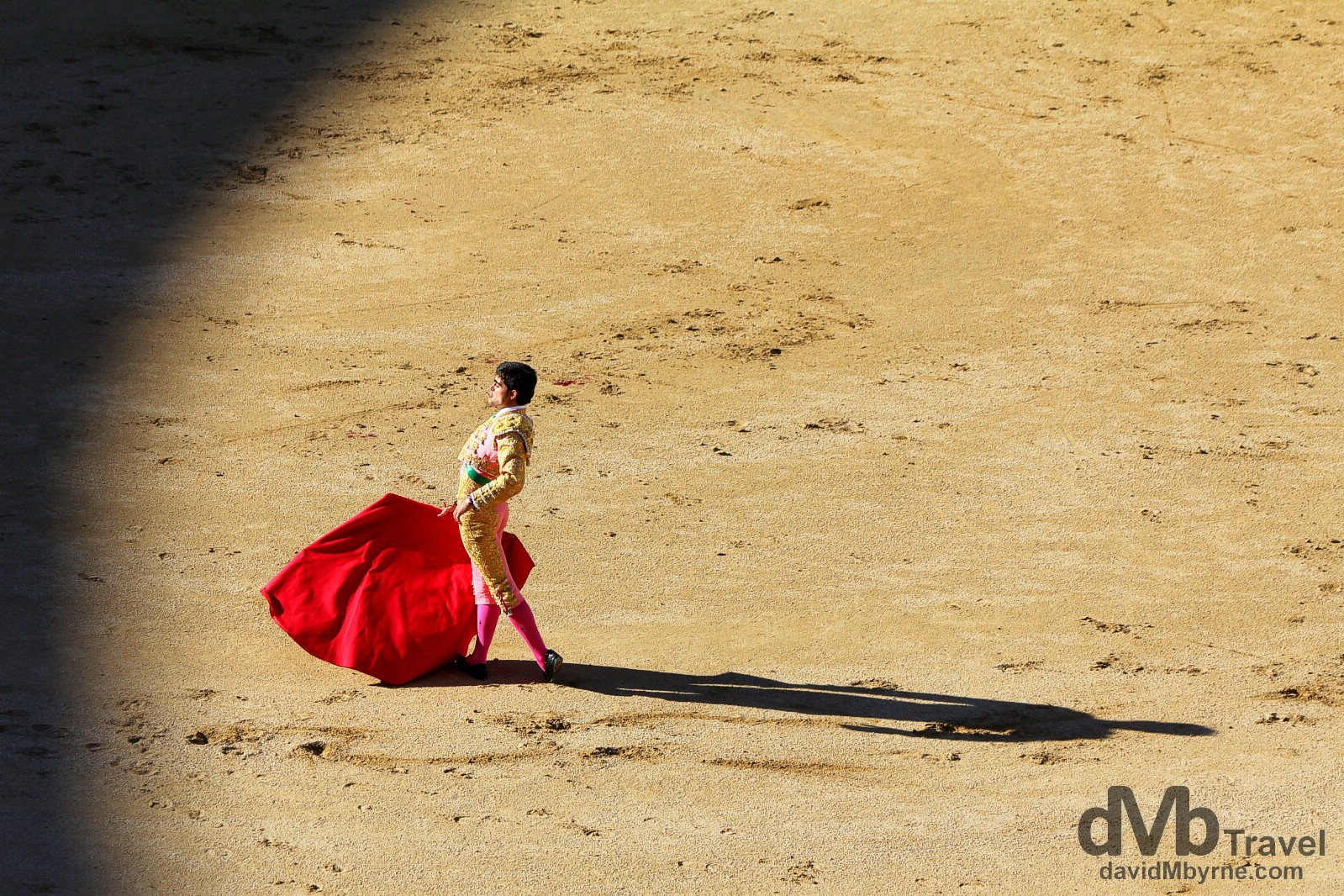 A Matador in action in Plaza de Toros, Las Ventas, Madrid, Spain. June 15th, 2014. 