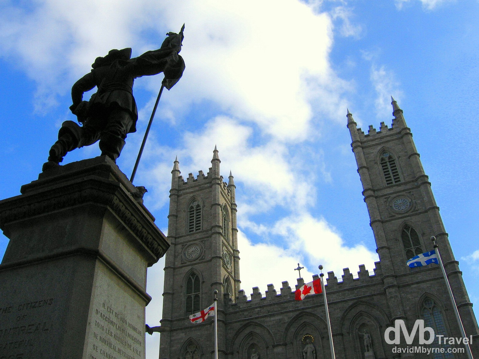 Place D'Armes, Old Montreal, Quebec, Canada. November 18th, 2005.