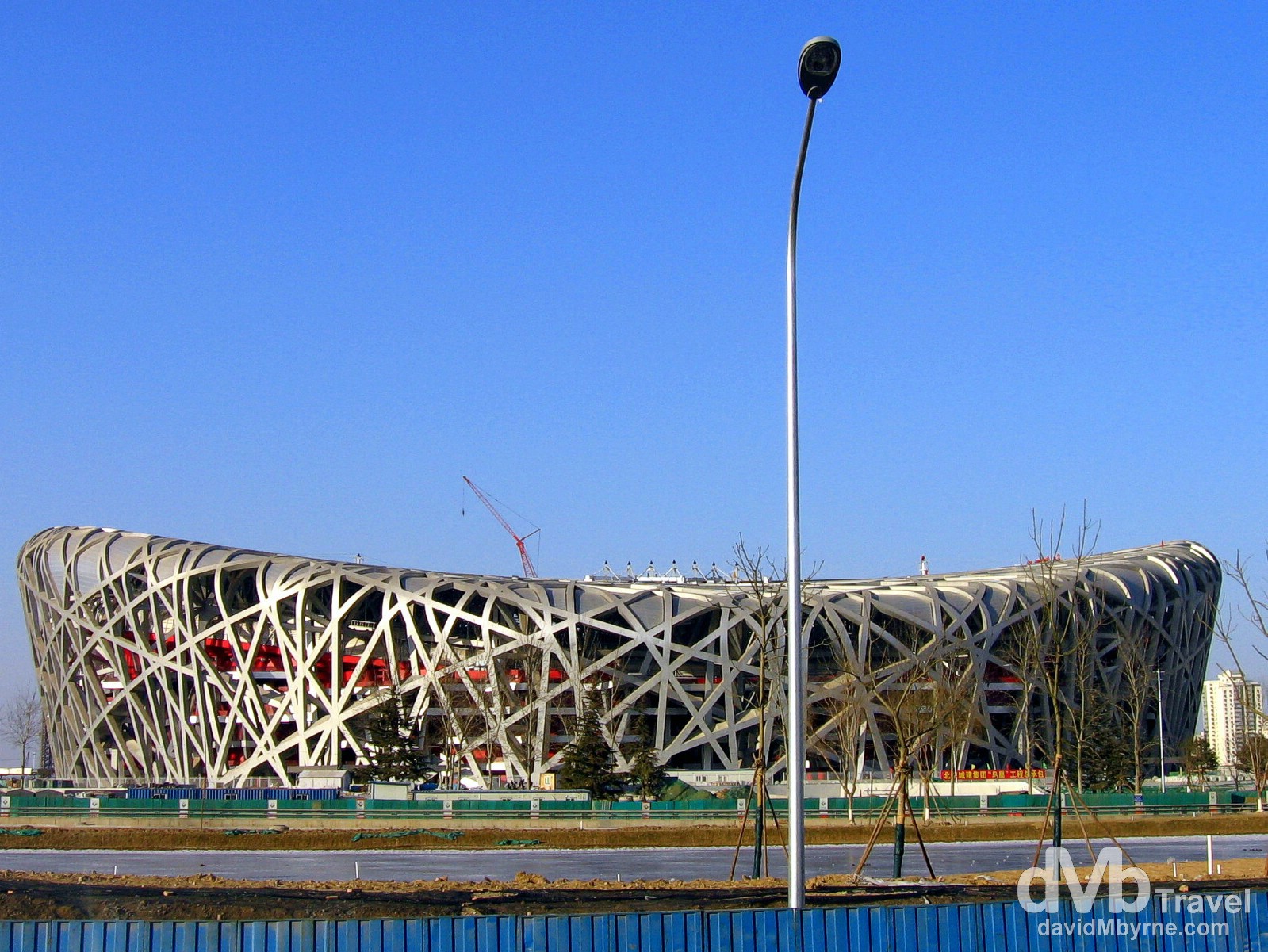 Beijing Olympic Park, Beijing, China. February 16th, 2008.