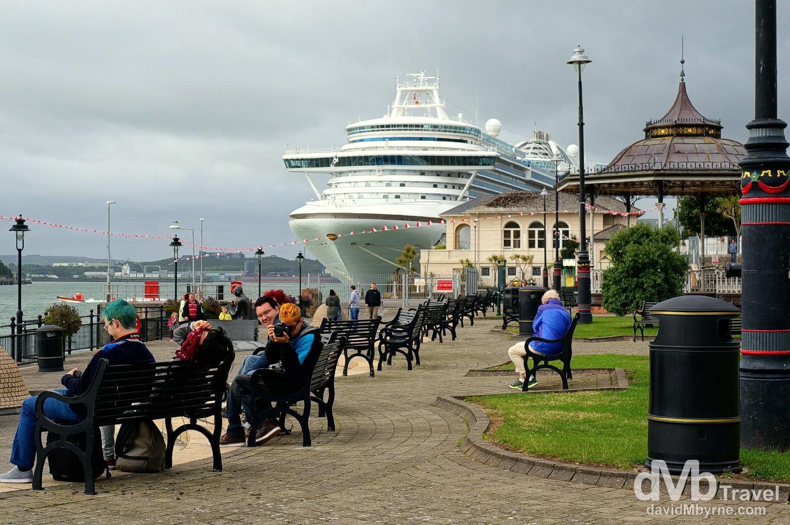 The cruise liner Ruby Princess docked in Cobh, Co. Cork, Ireland. August 29, 2014.
