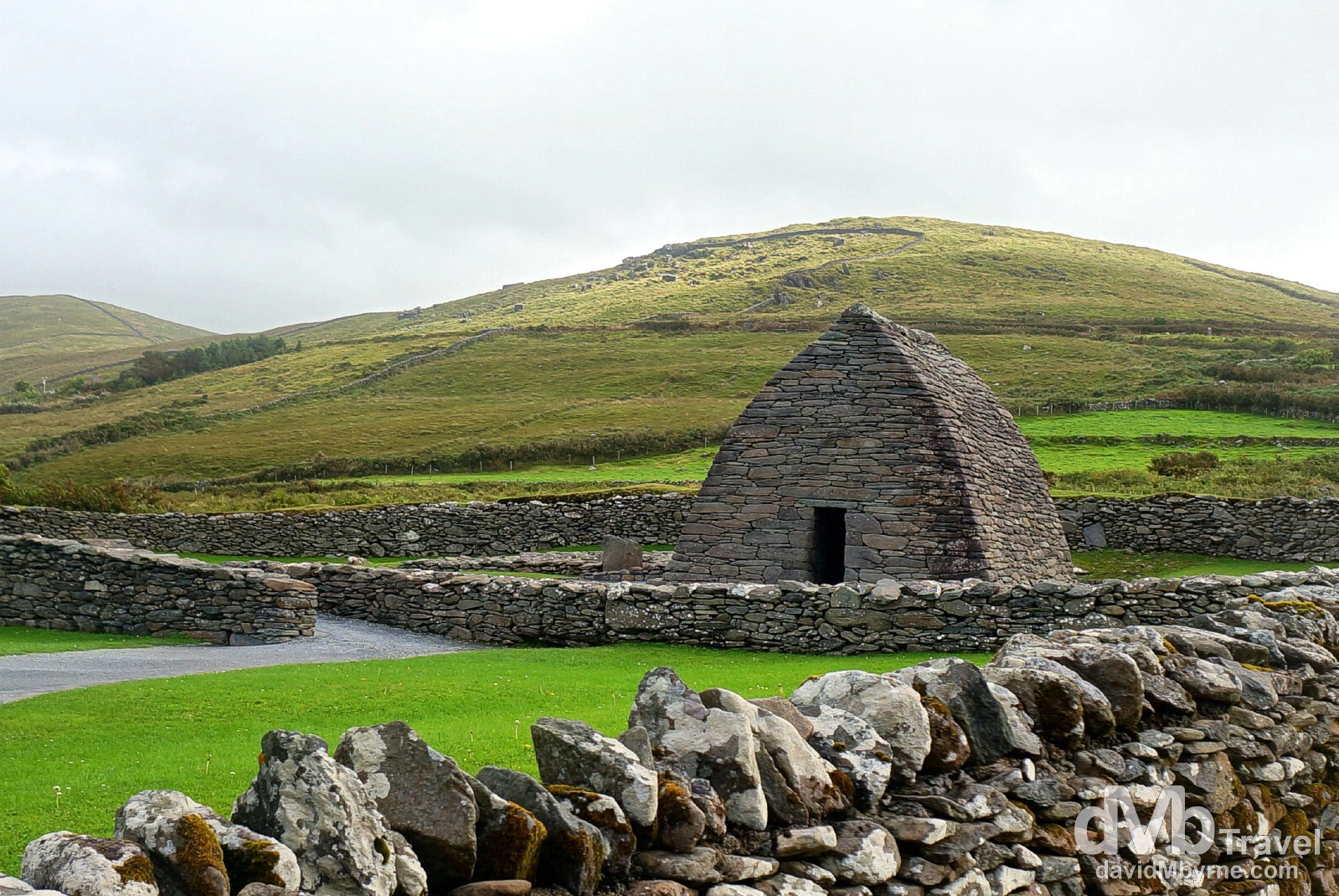 Gallarus Oratory, Dingle Peninsula, Co. Kerry, Ireland. August 28, 2014.