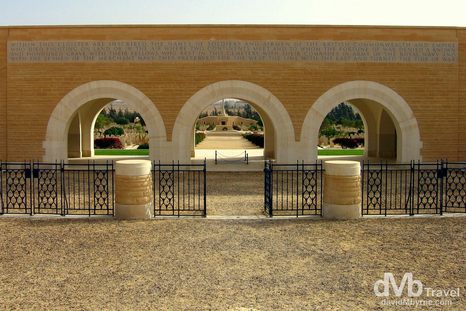 Allied War Cemetery, El-Alamein, Egypt. April 15, 2008. 