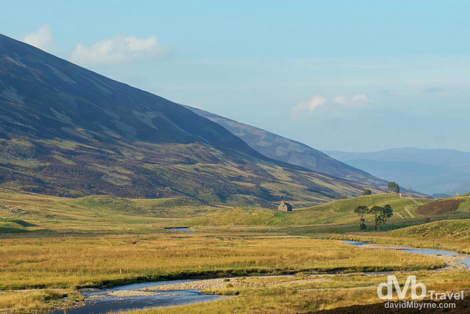Scenery in Cairngorms National Park, Scotland. September 13, 2014.