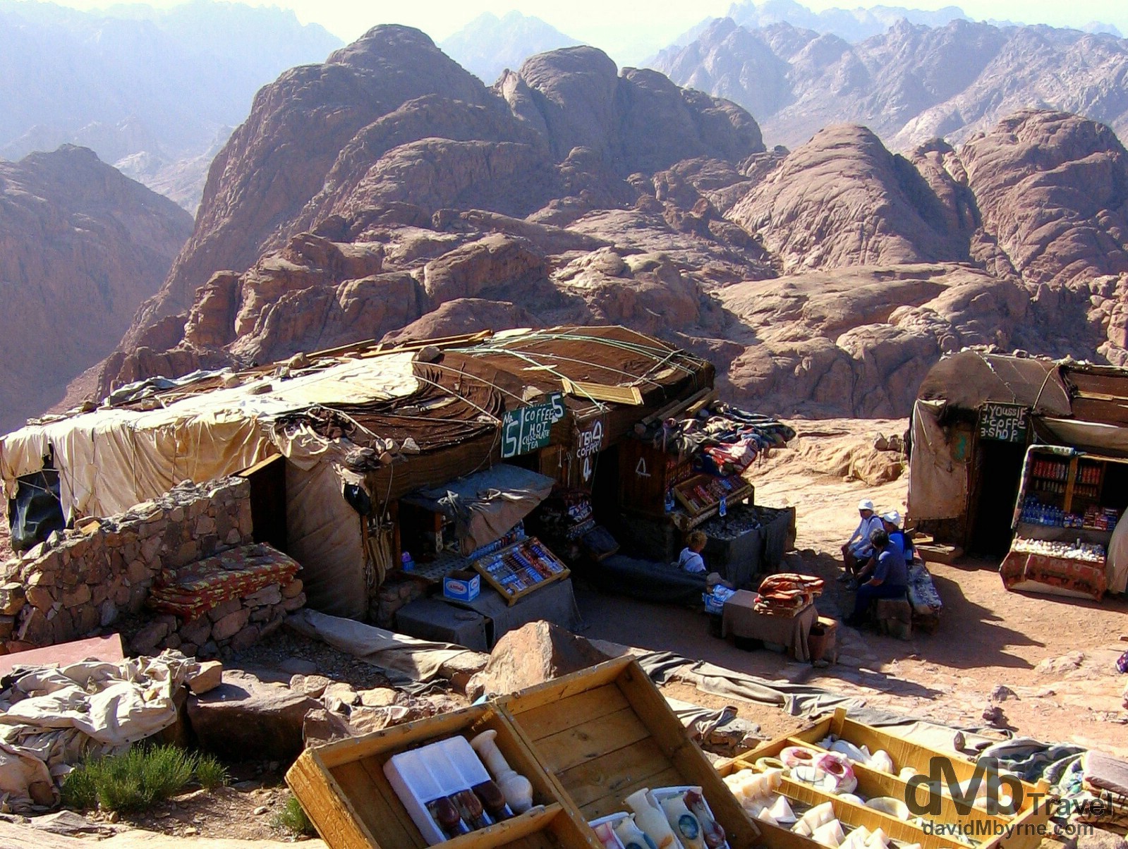 The summit of Mt. Sinai, Sinai Peninsula, Egypt. April 22, 2008.