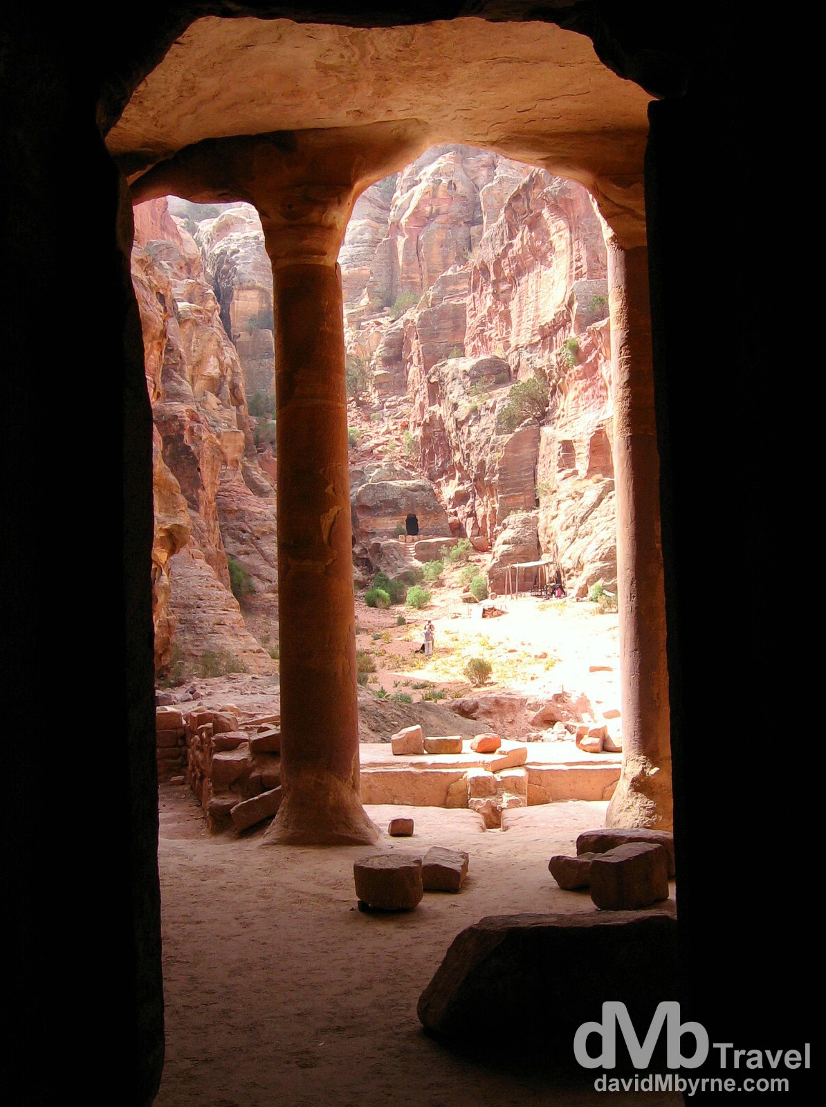 An abandoned building in Petra, Jordan. April 27, 2008.