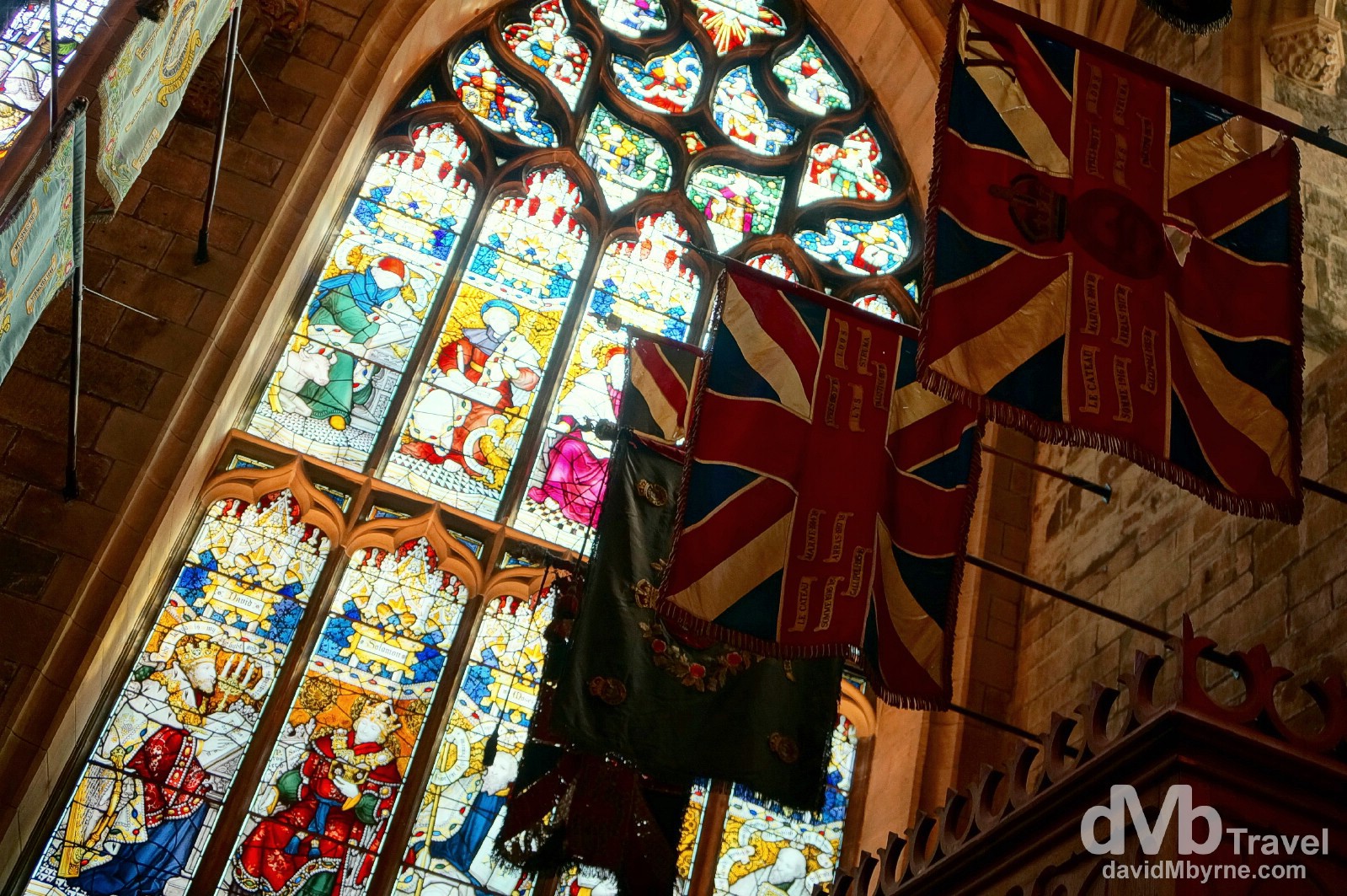 A section of the interior of St. Giles Cathedral in Edinburgh, Scotland. September 12, 2014.