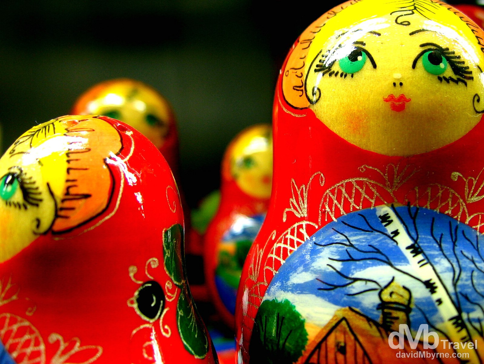 Matryoshka dolls in the gift shop of the Peter & Paul Fortress, St. Petersburg, Russia. February 28, 2006.