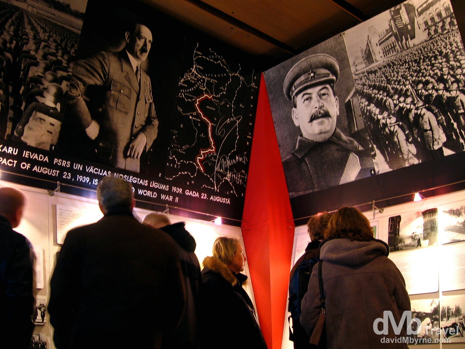 In the Museum of the Occupation of Latvia in Town Hall, Riga, Latvia. March 3, 2006.