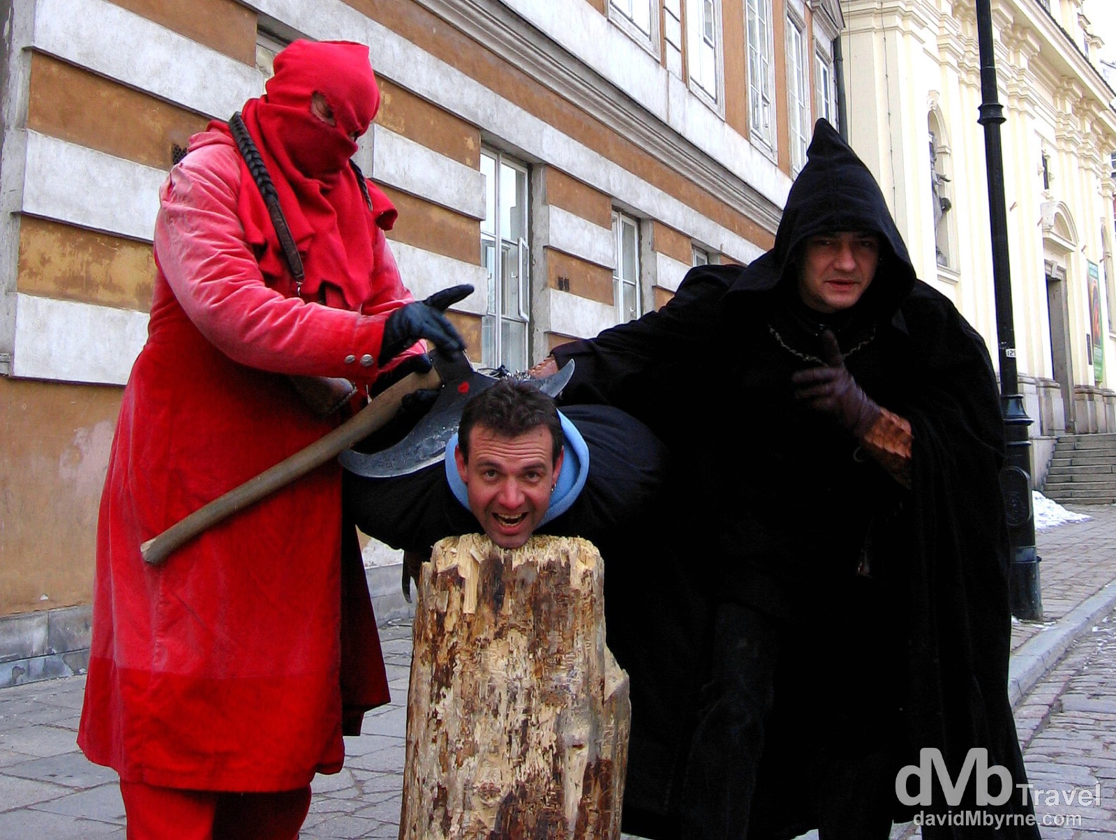 Execution in Old Town, Warsaw, Poland. March 5, 2005. 