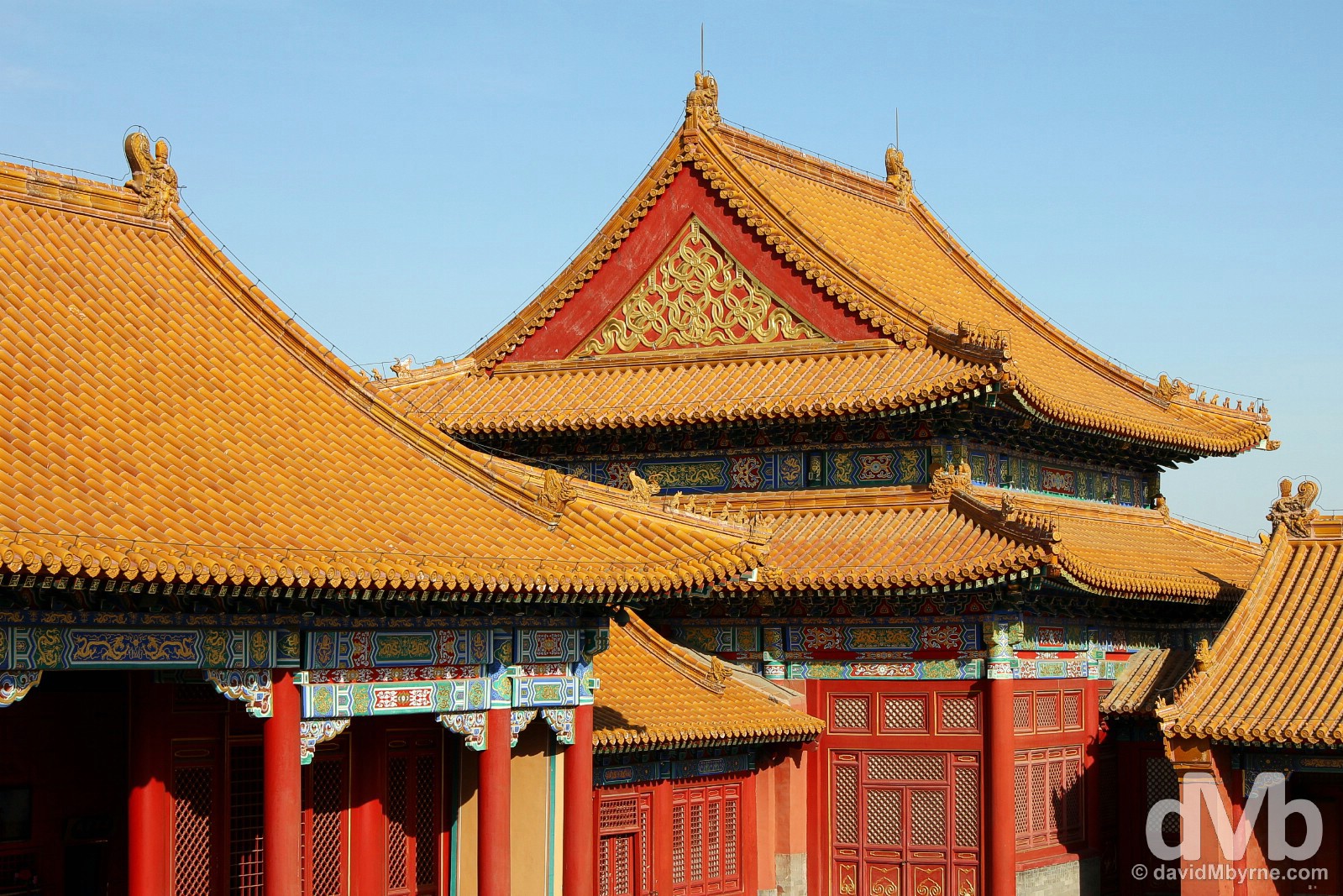 Buildings in the Place Museum, a.k.a. The Forbidden City, in Beijing, China. February 4, 2015.