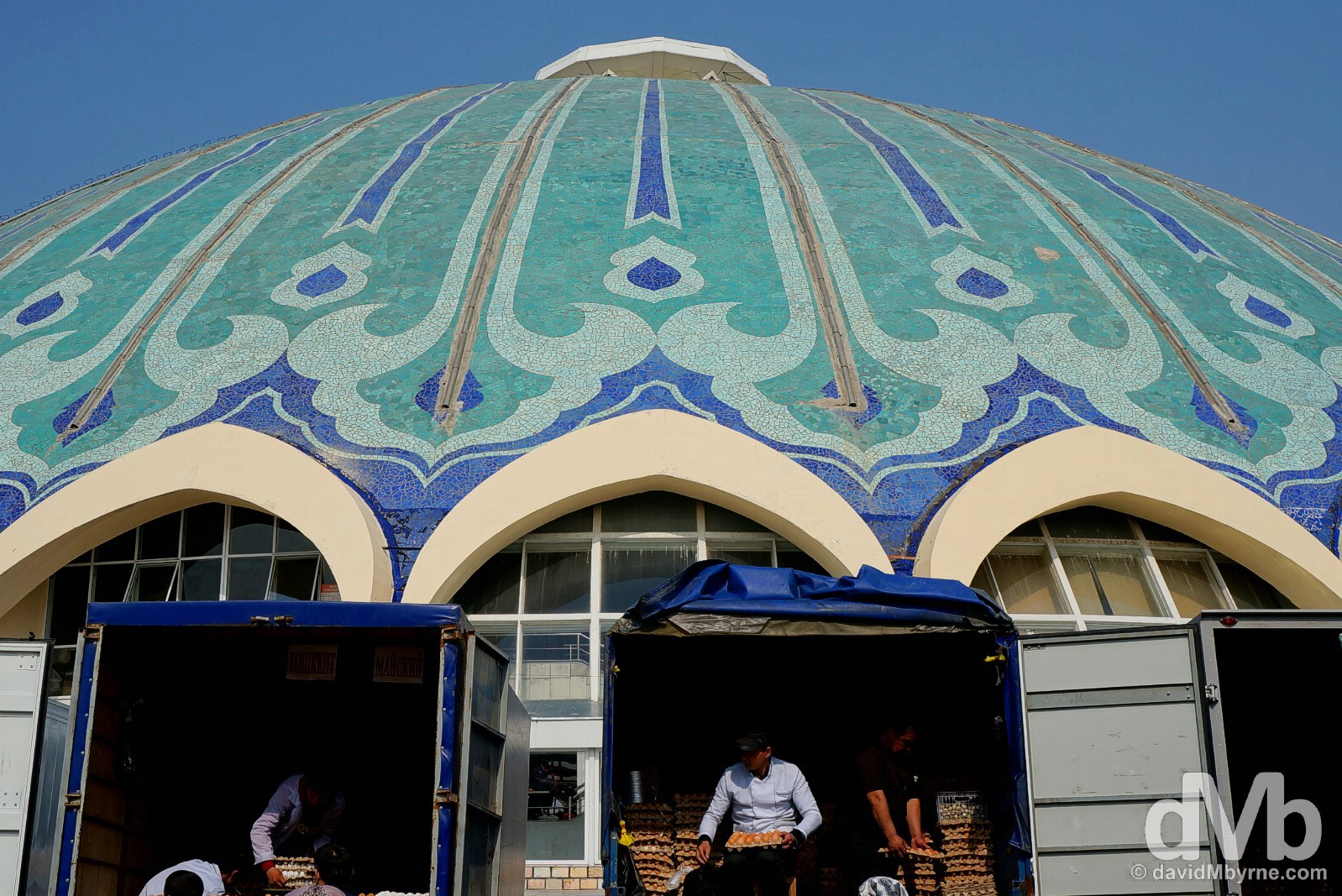 Chorsu Bazaar, Tashkent, Uzbekistan. March 5, 2015.